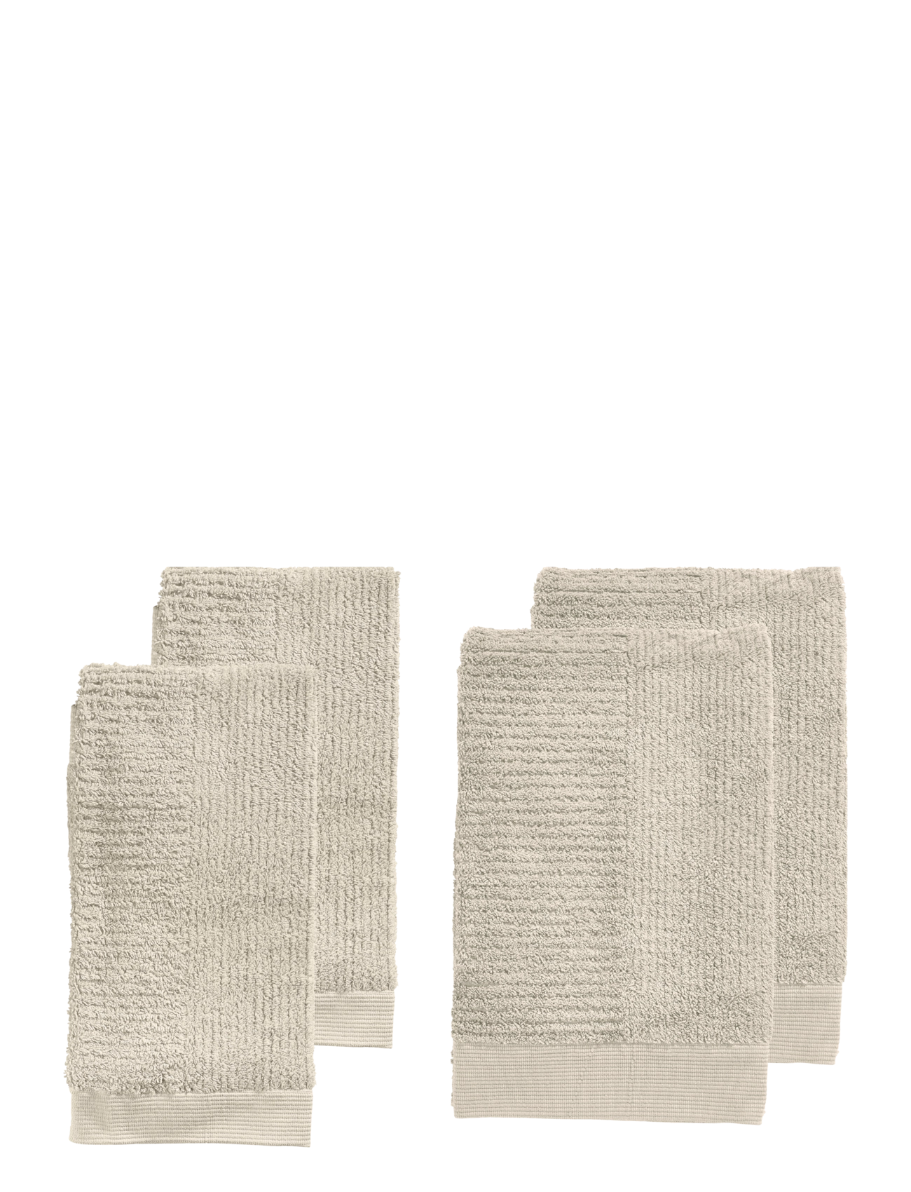 Zone Denmark Sampak Håndklæde Classic 4 Stk., 36X23X20 cm, Beige, Håndklæder Og Badehåndklæder > Håndklæder, Unisex