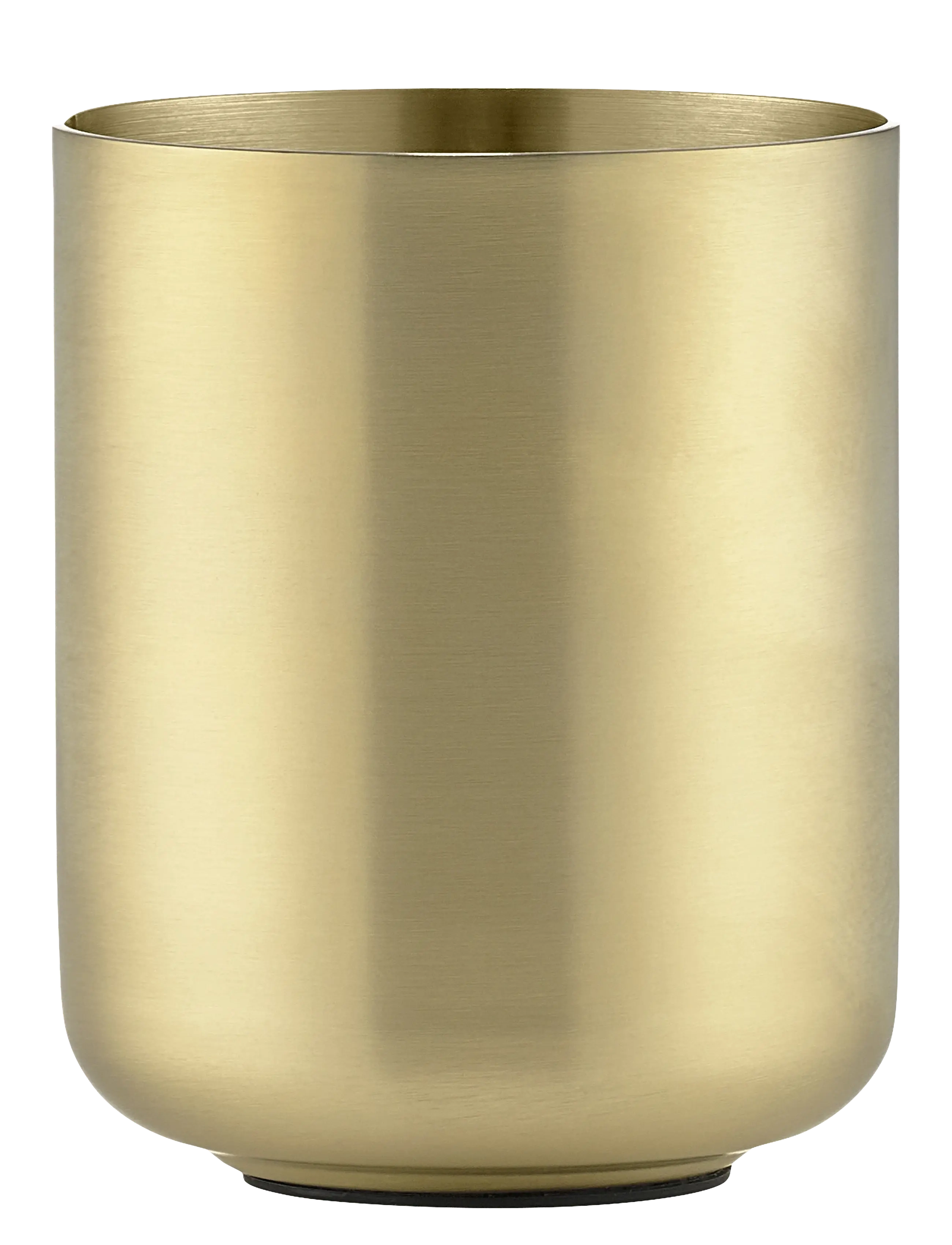 Zone Denmark Tandbørstekrus Ume, 8.3X8.3X10.3 cm, Bathroom Interior, Gold - Toothbrush Holder, Homeware
