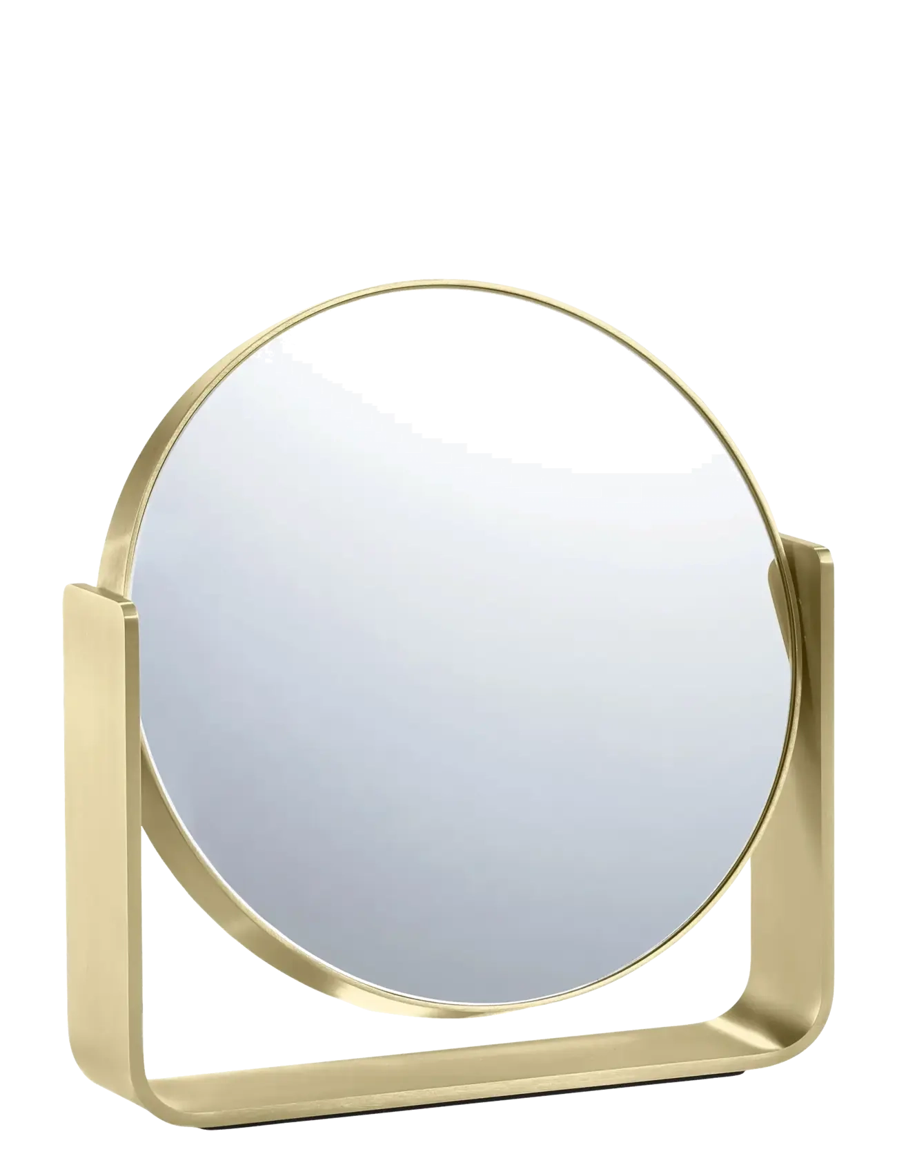 Zone Denmark Bordspejl M. 5 X Forstørrelse Ume, Badeværelsesspejl, Guld, Str: 19X4X19.5CM