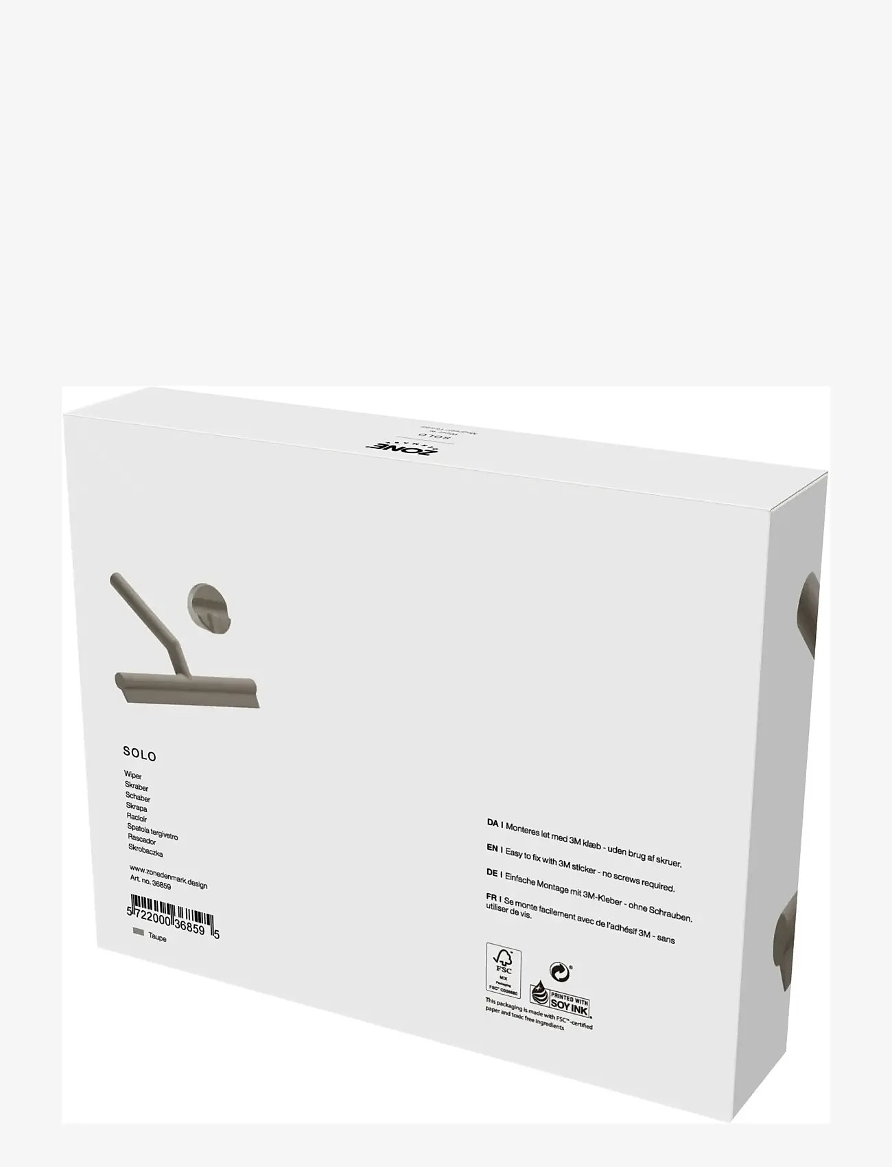 Zone Denmark - Wiper Solo 2 parts Taupe - puhastamine - brun - 2