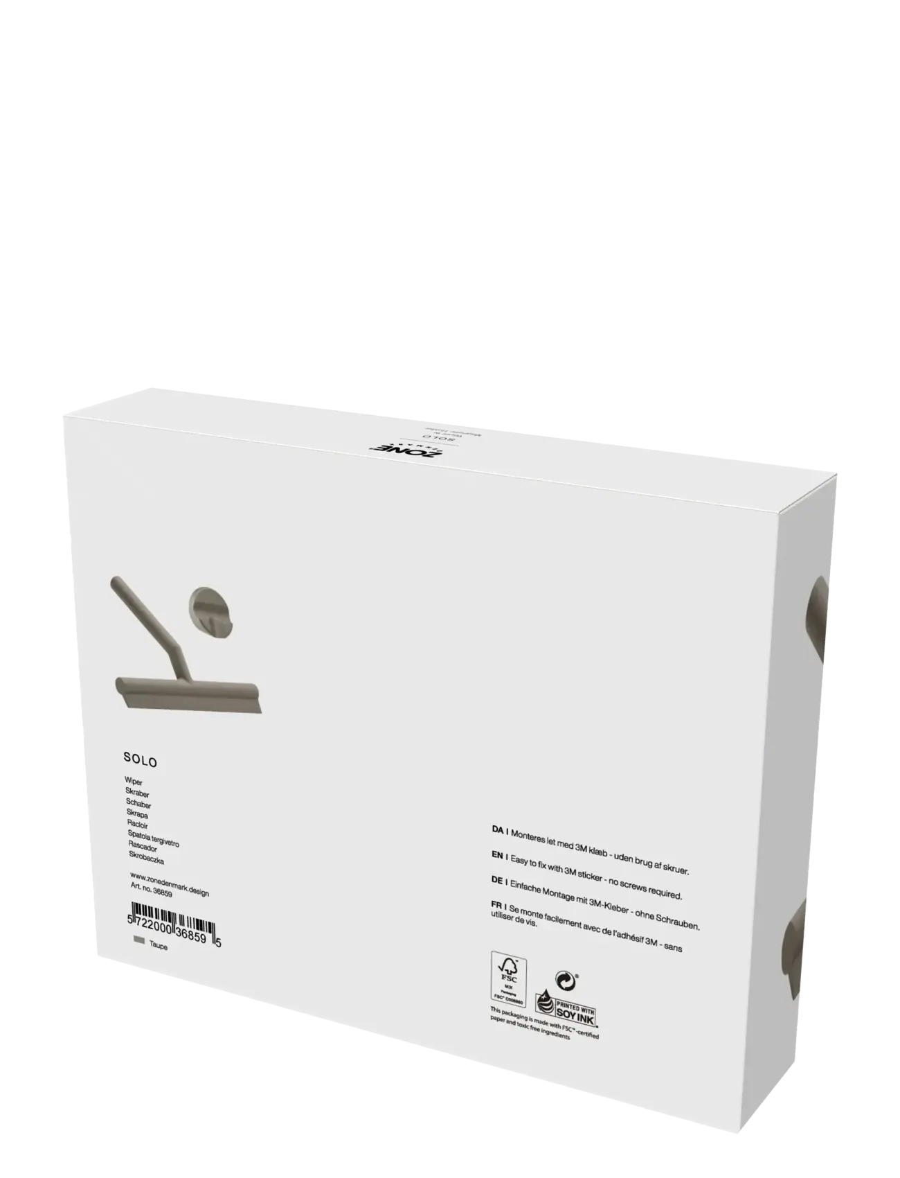 Zone Denmark - Wiper Solo 2 parts Taupe - reinigung - brun - 2
