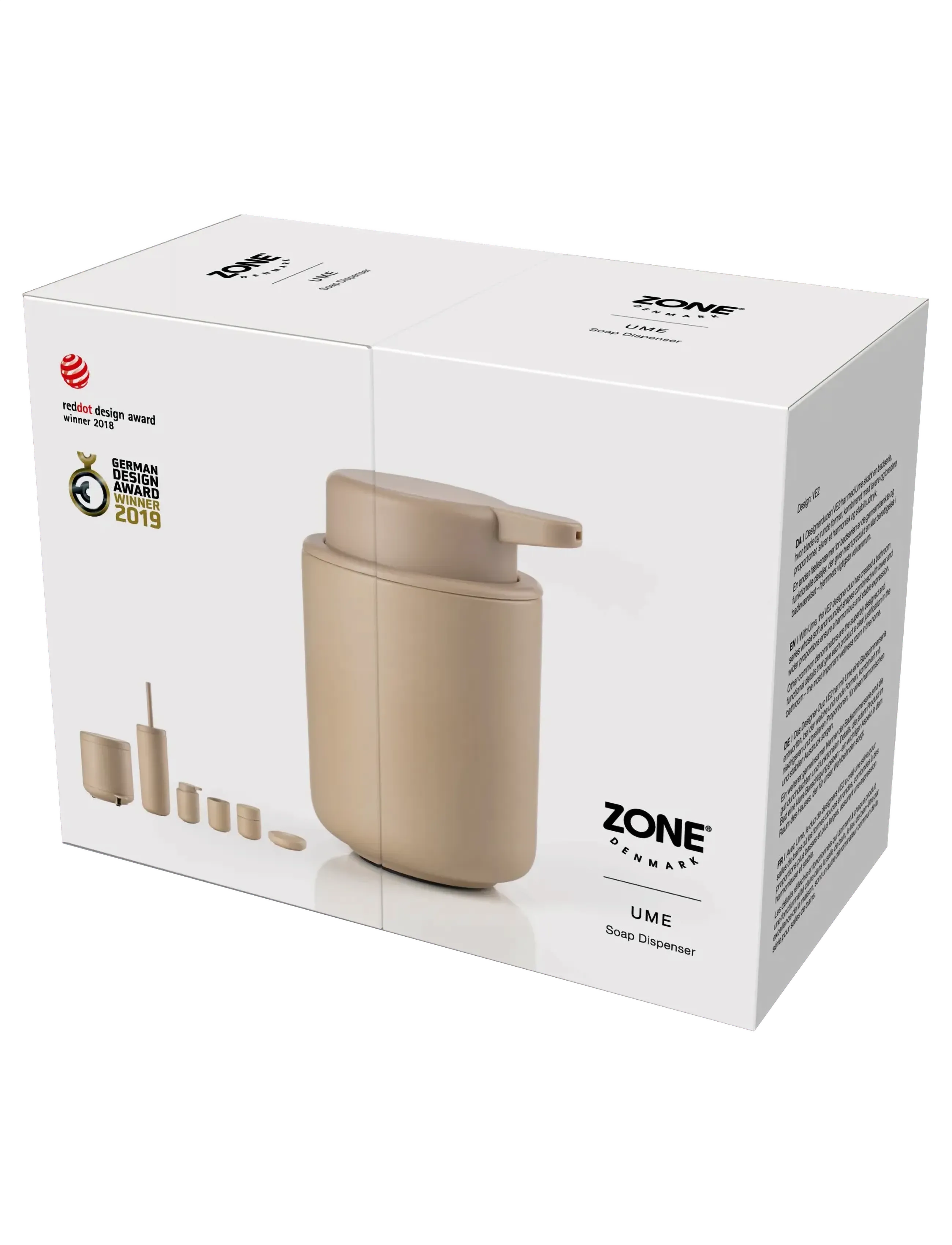 Zone Denmark - Tvålpump Ume Camel - tvålpumpar, tvålkoppar & tvålfat - brun - 2