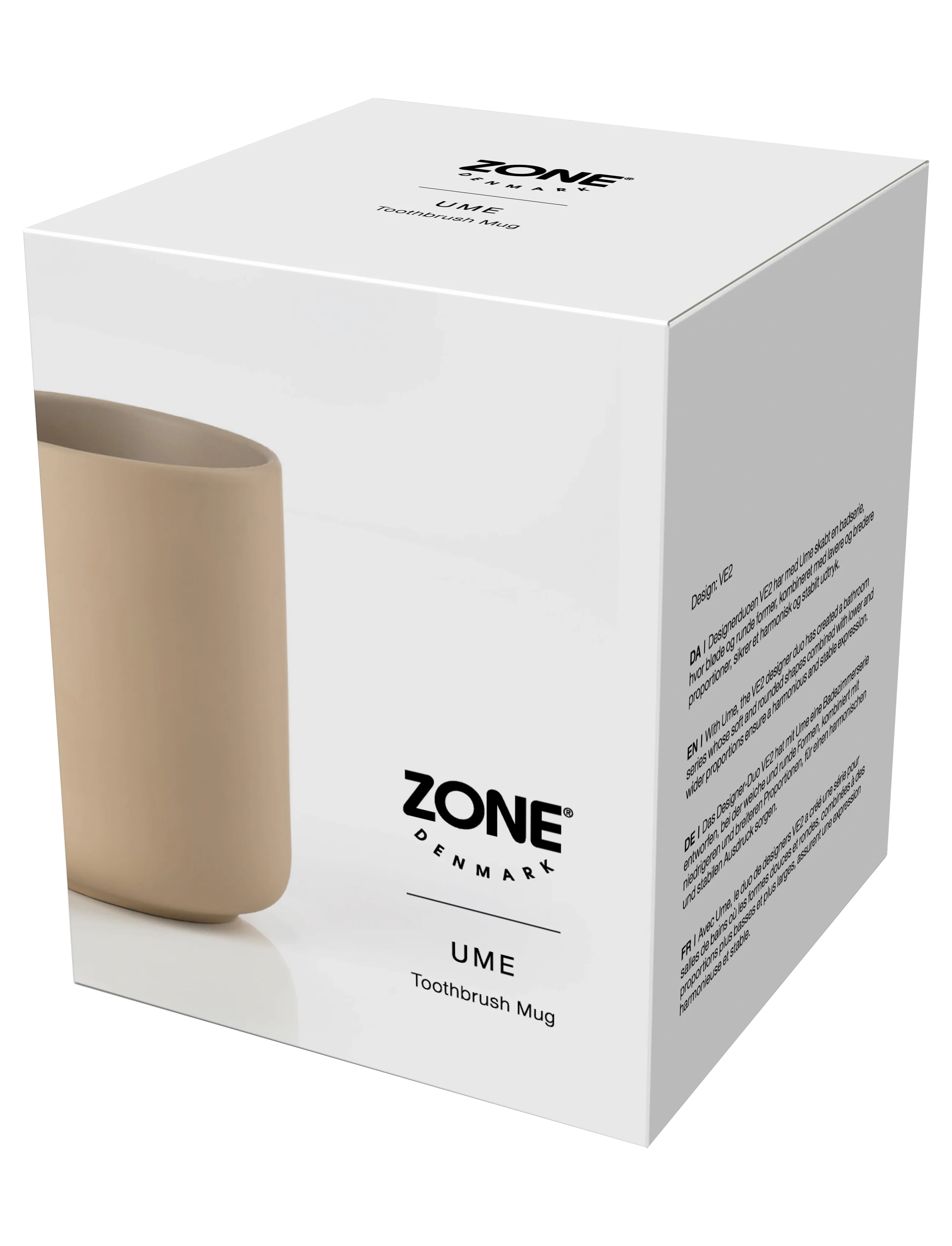 Zone Denmark - Toothbrush Mug Ume Camel - zahnbürstenhalter - brun - 4