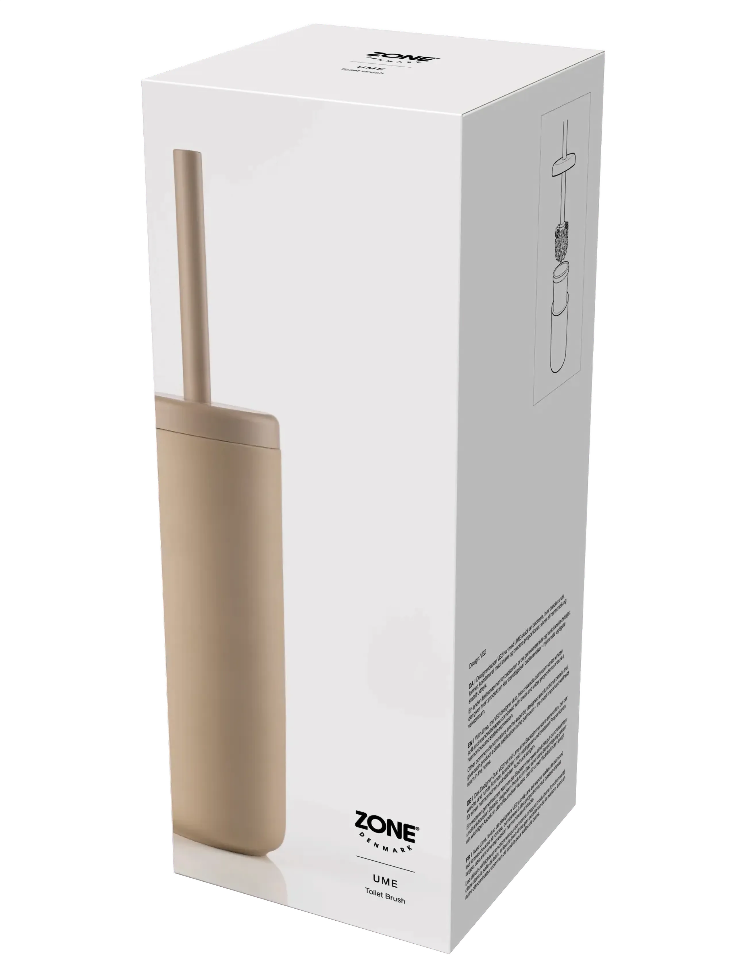 Zone Denmark - Toilet brush Ume Camel - toilet brushes - brun - 4