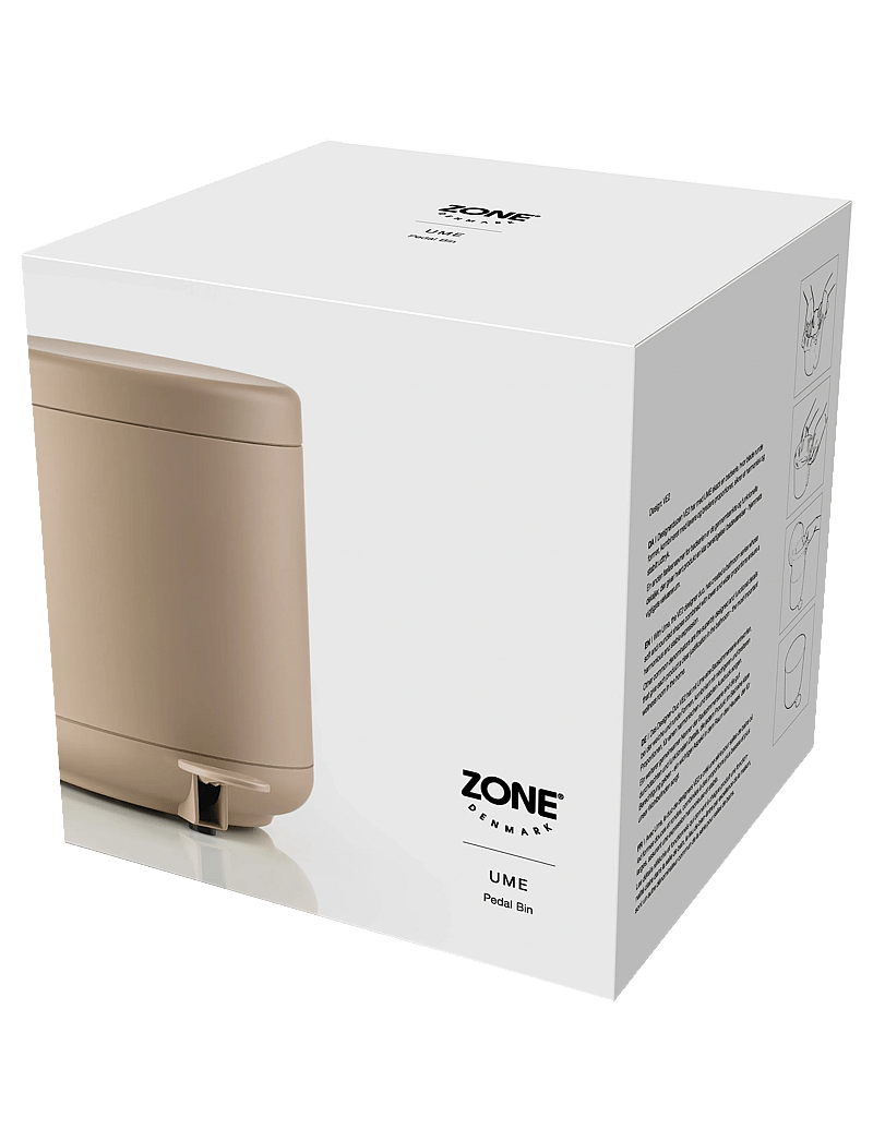 Zone Denmark - Pedal Bin Ume Camel - papierkörbe - brun - 4