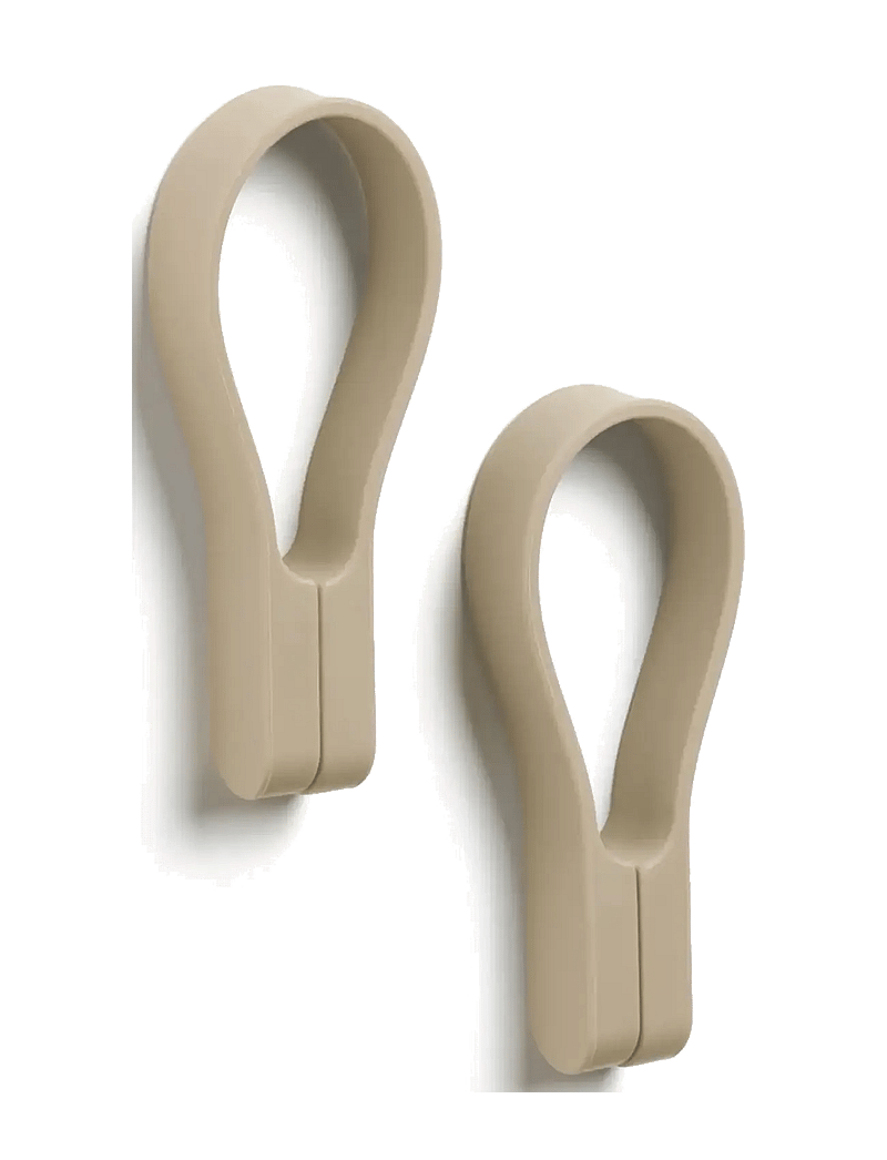 Zone Denmark - Towel strap Loop magnet 2 pcs Camel - haken - brun - 1