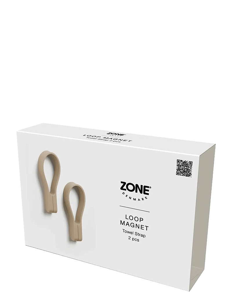 Zone Denmark - Towel strap Loop magnet 2 pcs Camel - hooks - brun - 2