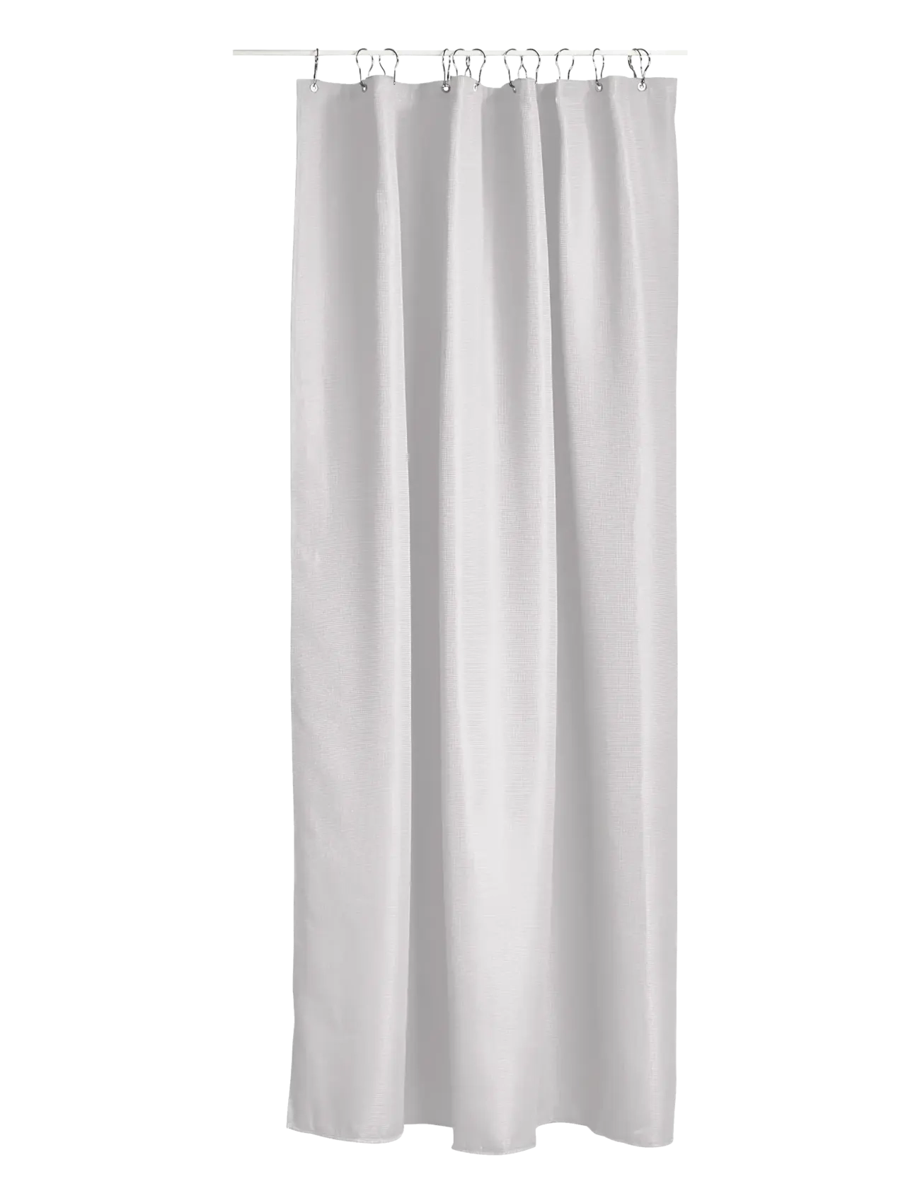 Zone Denmark Shower Curtain Lux 180x200 Soft Grey - Textilien - GRÅ / grey