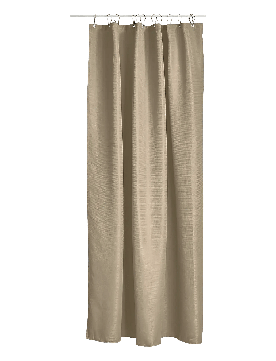 Zone Denmark - Shower Curtain Lux 180x200 Camel - duschvorhänge - beige - 1