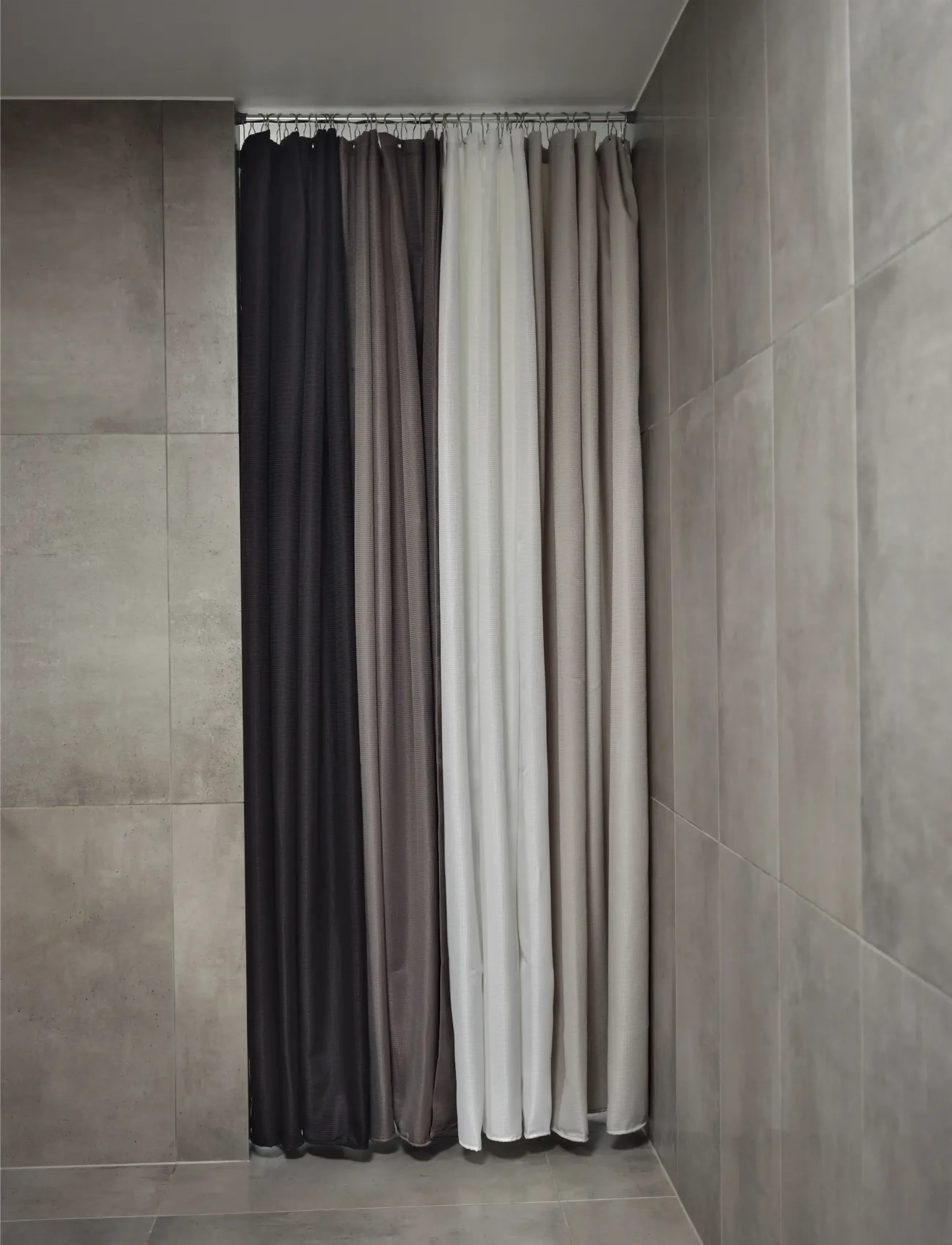 Zone Denmark Badeforhæng Lux 180X200 Camel, 200X180X0.5 cm x 200, Bathroom Textiles, Beige - Shower Curtains, Homeware