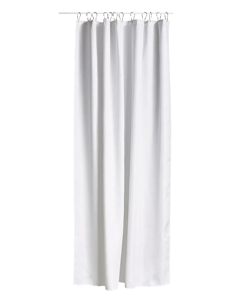 Zone Denmark - Shower Curtain Lux 180x220 White - dušas aizkari - vit - 1