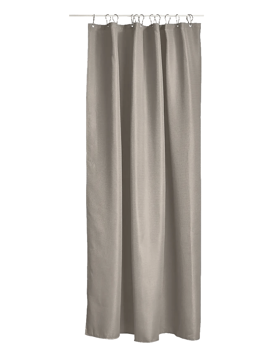 Zone Denmark - Shower Curtain Lux 180x200 Taupe - duschvorhänge - brun - 1
