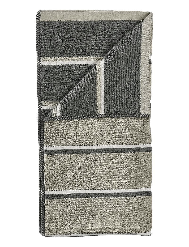 Zone Denmark - Towel Sauna 50x100 Eucalyptus/Olive Green/Soft Grey - bath towels - grÖn - 1