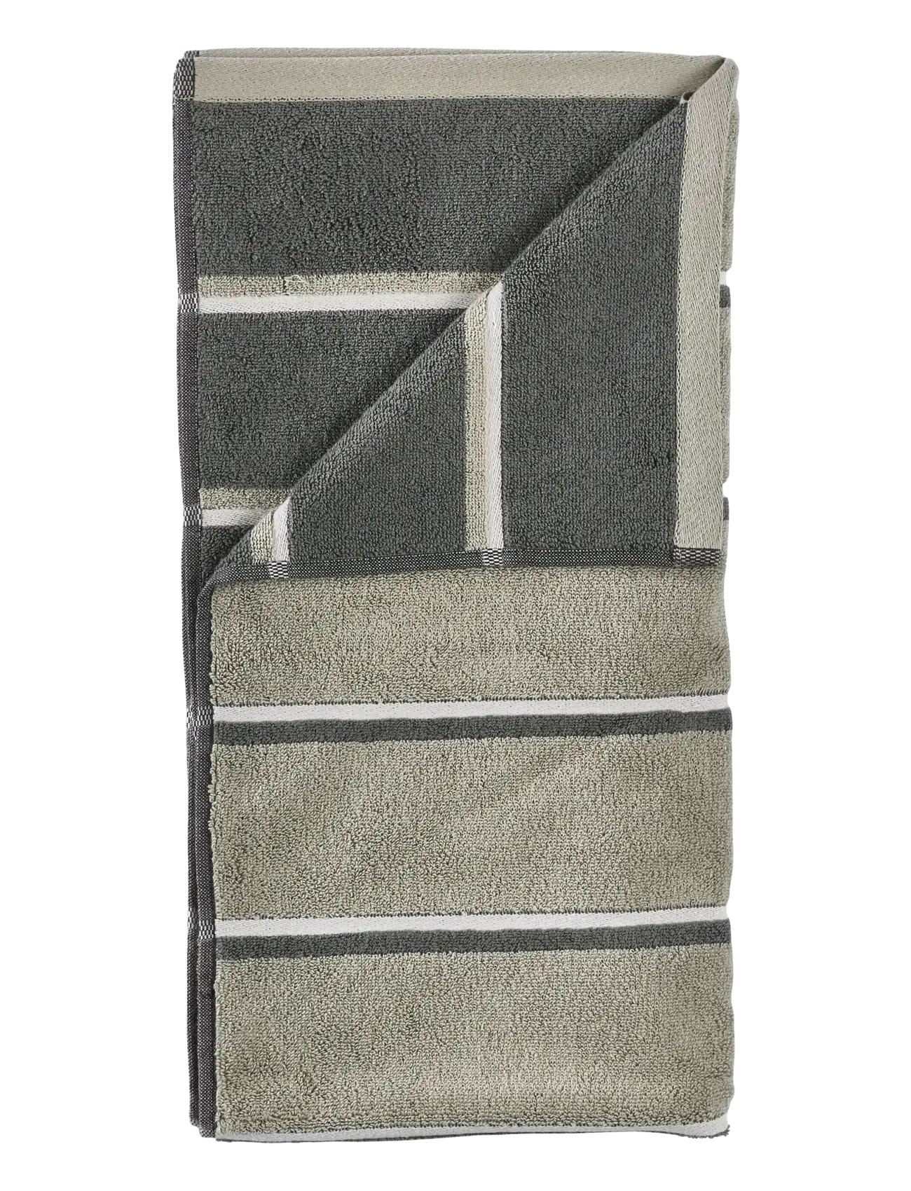 ZONE DENMARK Badehåndklæde Sauna 70X140 Eucalyptus/Olive Grün/Soft Grau Grün - 140X70X0.5CMx140 - Unisex