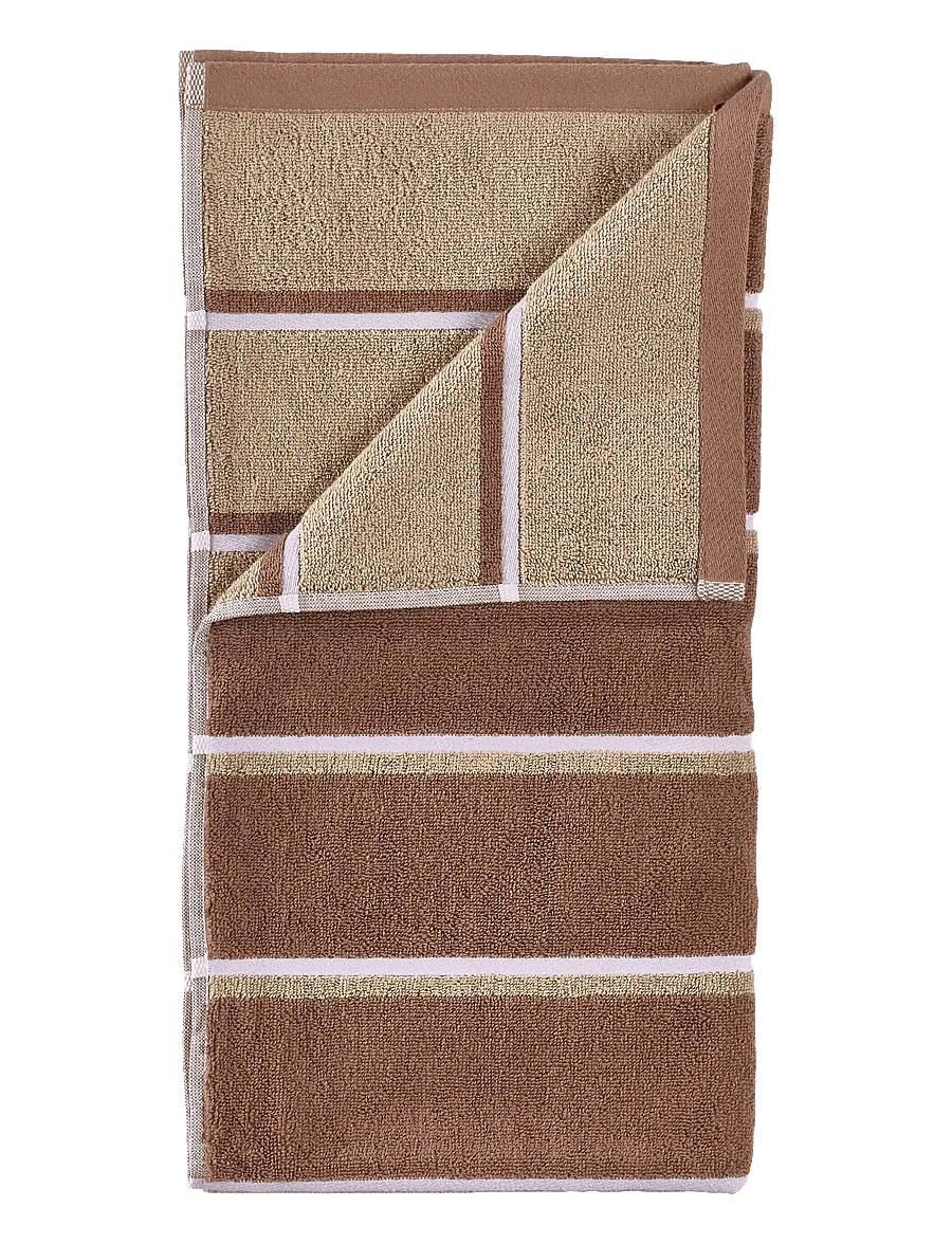 Zone Denmark - Towel Sauna 50x100 Terracotta/Camel/Lupine - badetücher - rÖd - 1