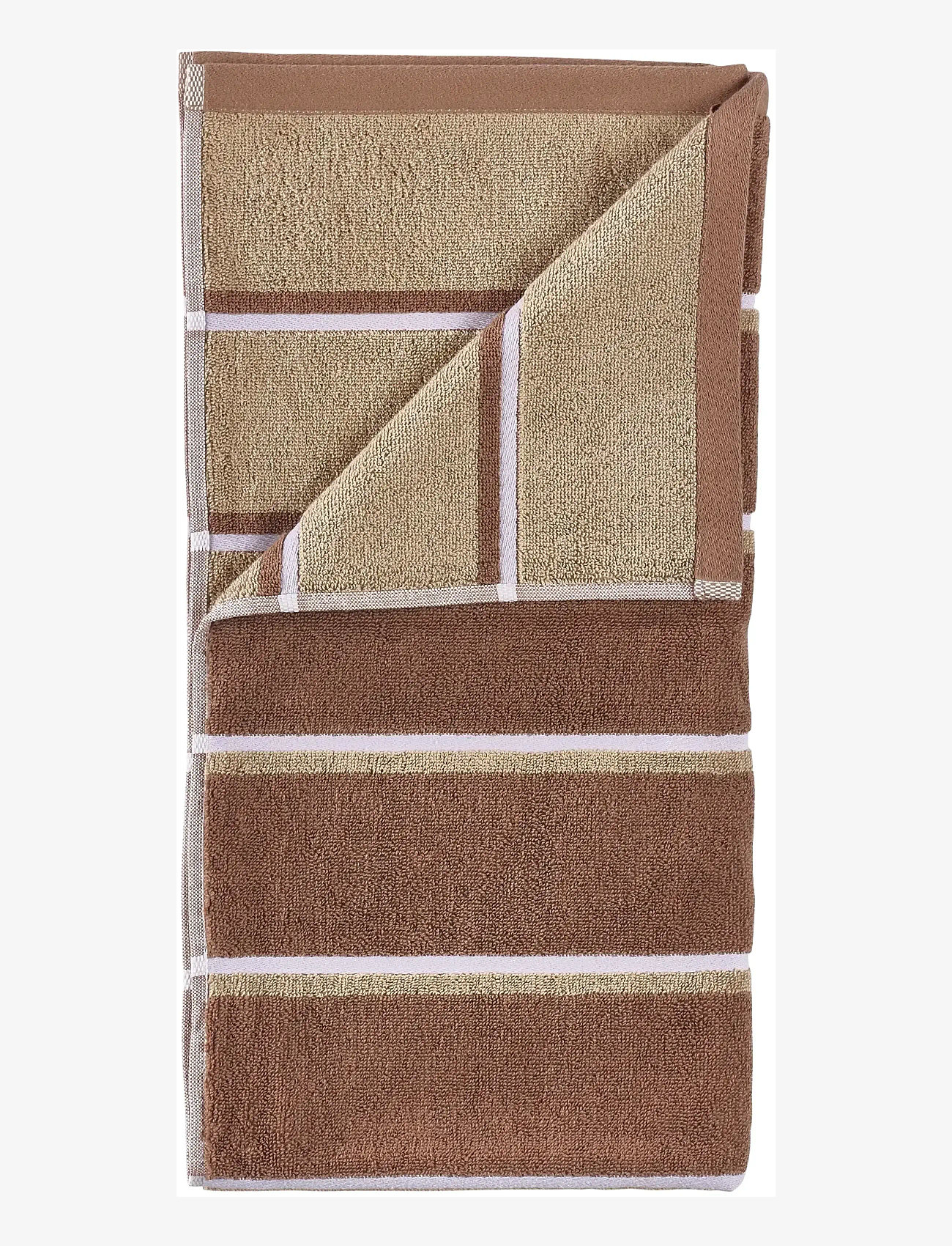 Zone Denmark - Bath towel Sauna 70x140 Terracotta/Camel/Lupine - bath towels - rÖd - 1