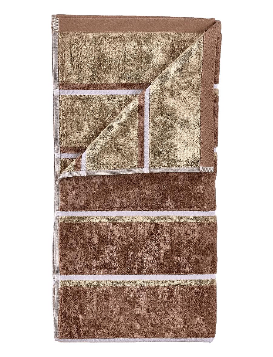 Zone Denmark - Bath towel Sauna 70x140 Terracotta/Camel/Lupine - saunalinad - rÖd - 1