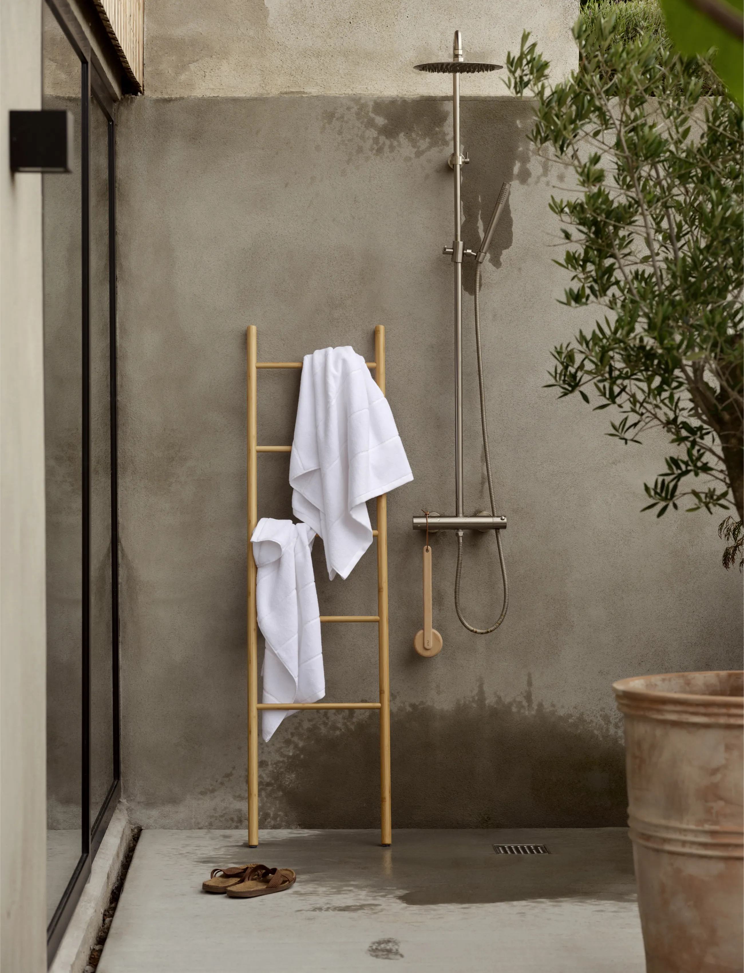 Zone Denmark - Bath towel Sauna - saunarätikud - white - 2