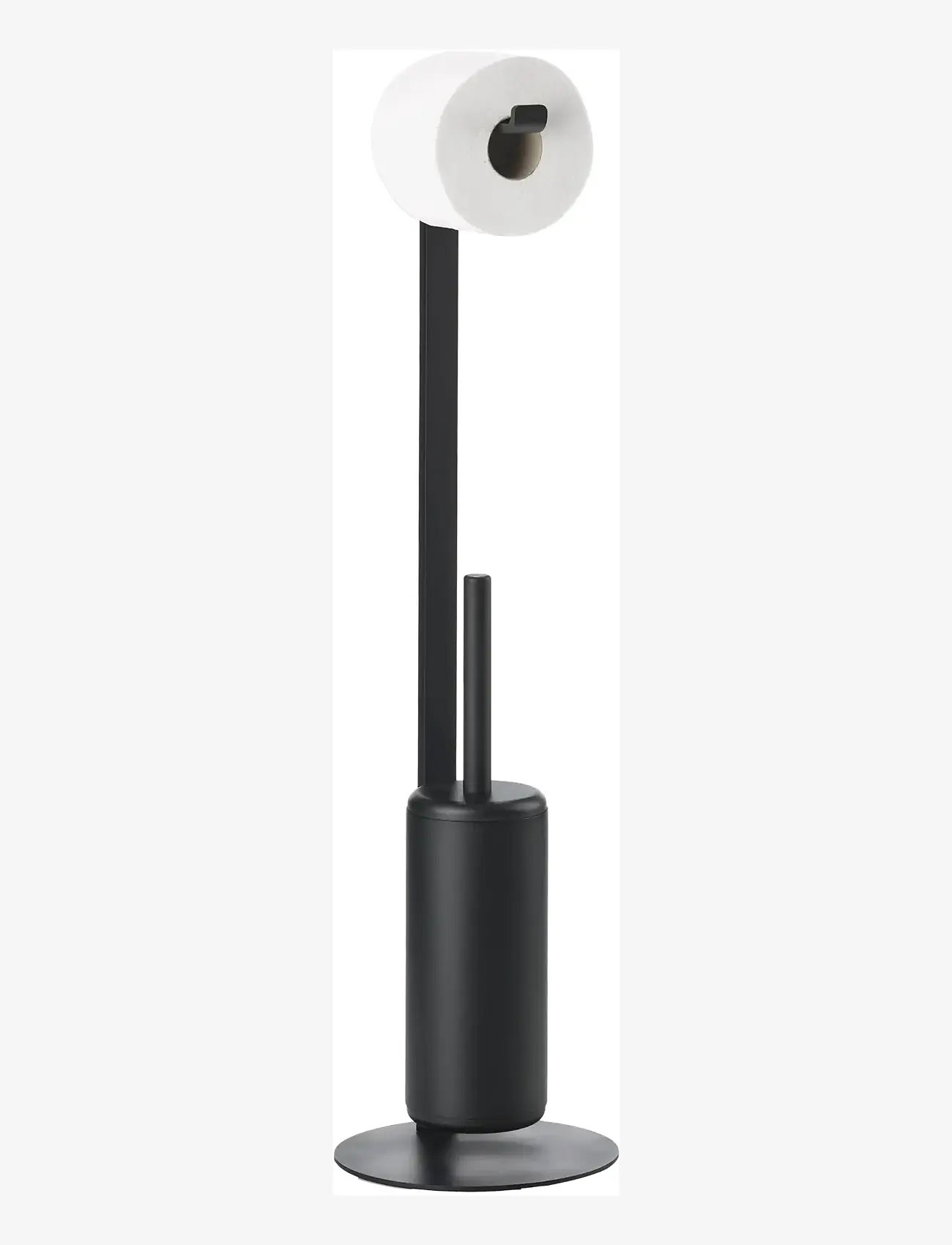 Zone Denmark - Toilet Butler with Brush Rim 74 cm Black - riputuskonksud ja nagid - svart - 1
