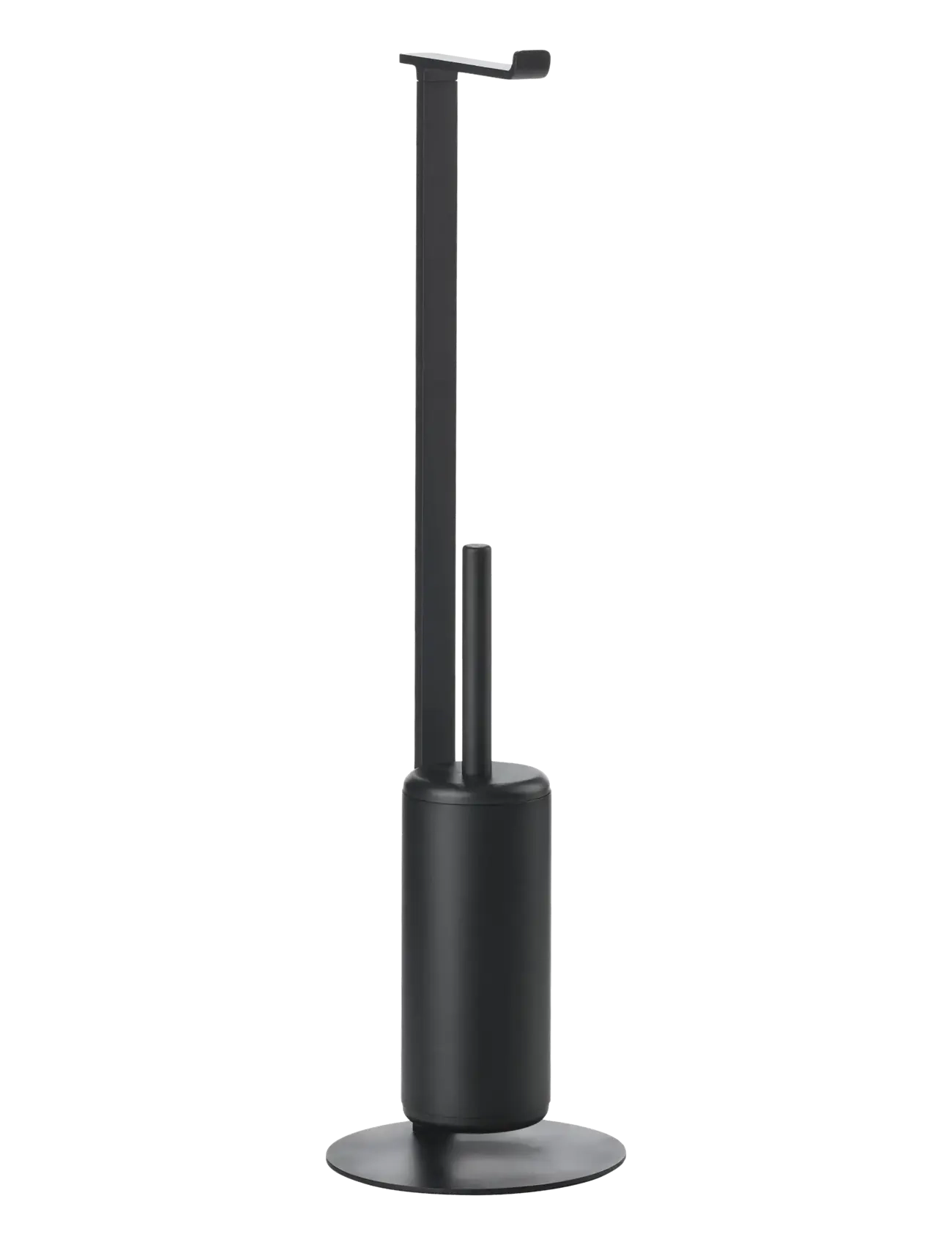 Zone Denmark - Fritst. toiletrulleh. m børste Rim 74 cm Black - knager & knagerækker - svart - 2