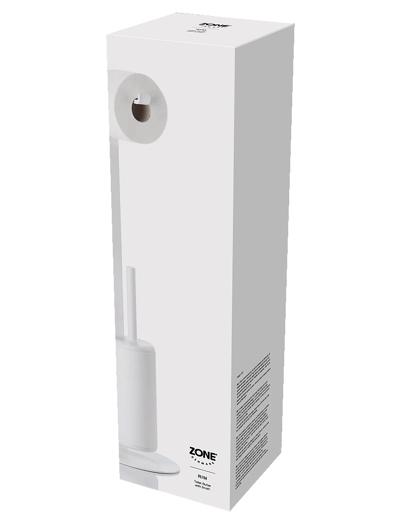 Zone Denmark - Toilet Butler with Brush Rim 74 cm White - haken & bügel - vit - 5