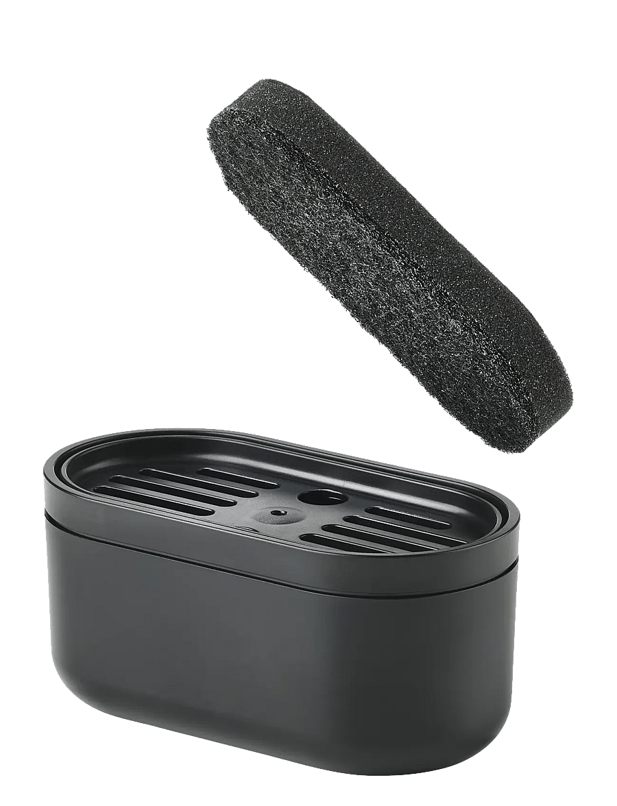 Zone Denmark - Dishwashing station w. sponge Singles Black - spülmittel - svart - 3