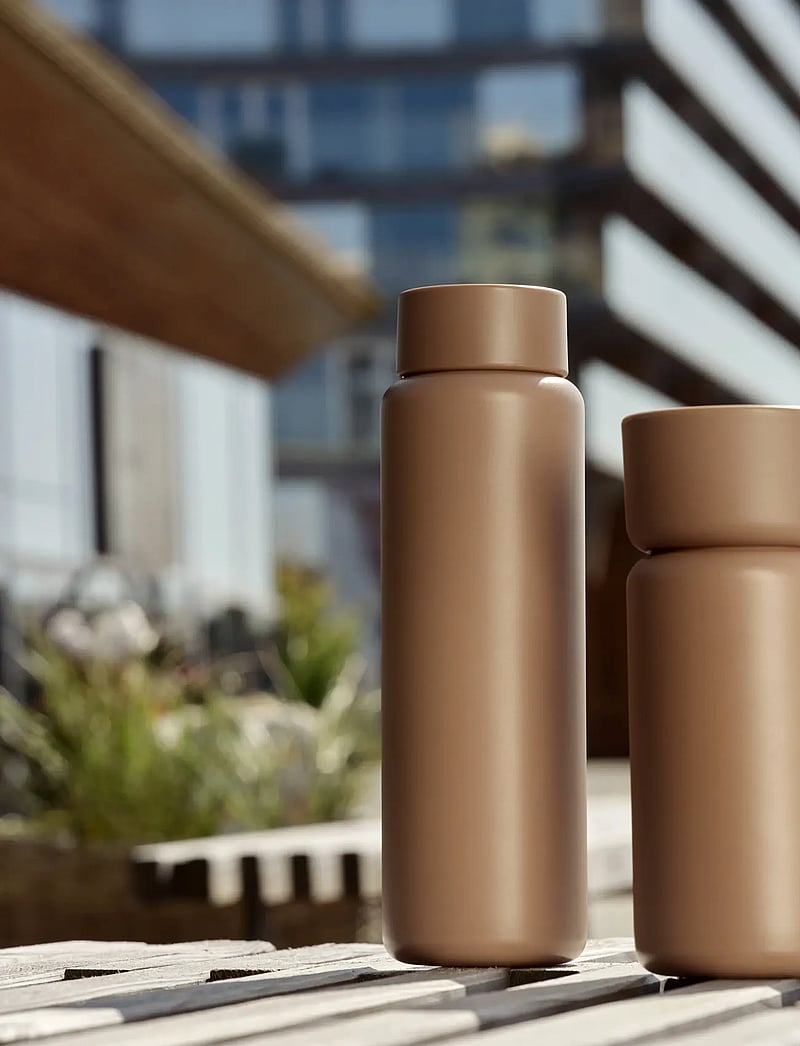 Zone Denmark - Thermo mug Singles 400 ml Camel - thermosflaschen - brun - 4