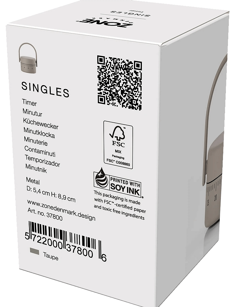Zone Denmark - Timer Singles Taupe - thermometer & küchentimer - brun - 4