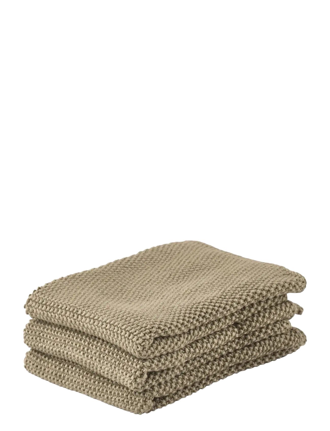 Zone Denmark Dish cloth 3 pcs Khaki - Neuheiten - BRUN / beige
