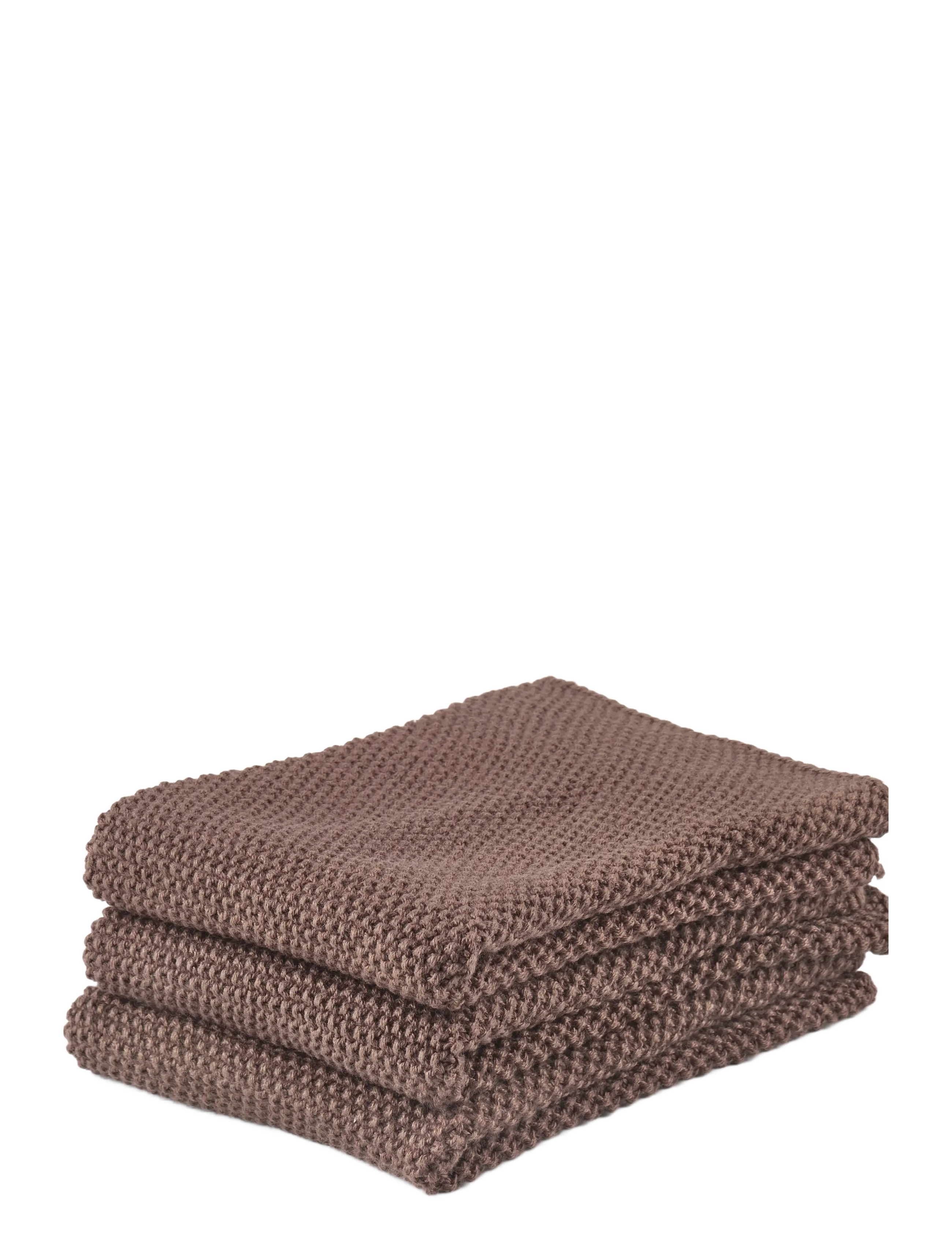 Zone Denmark Karklud 3 stk. Brown - Karklude - BRUN / brown