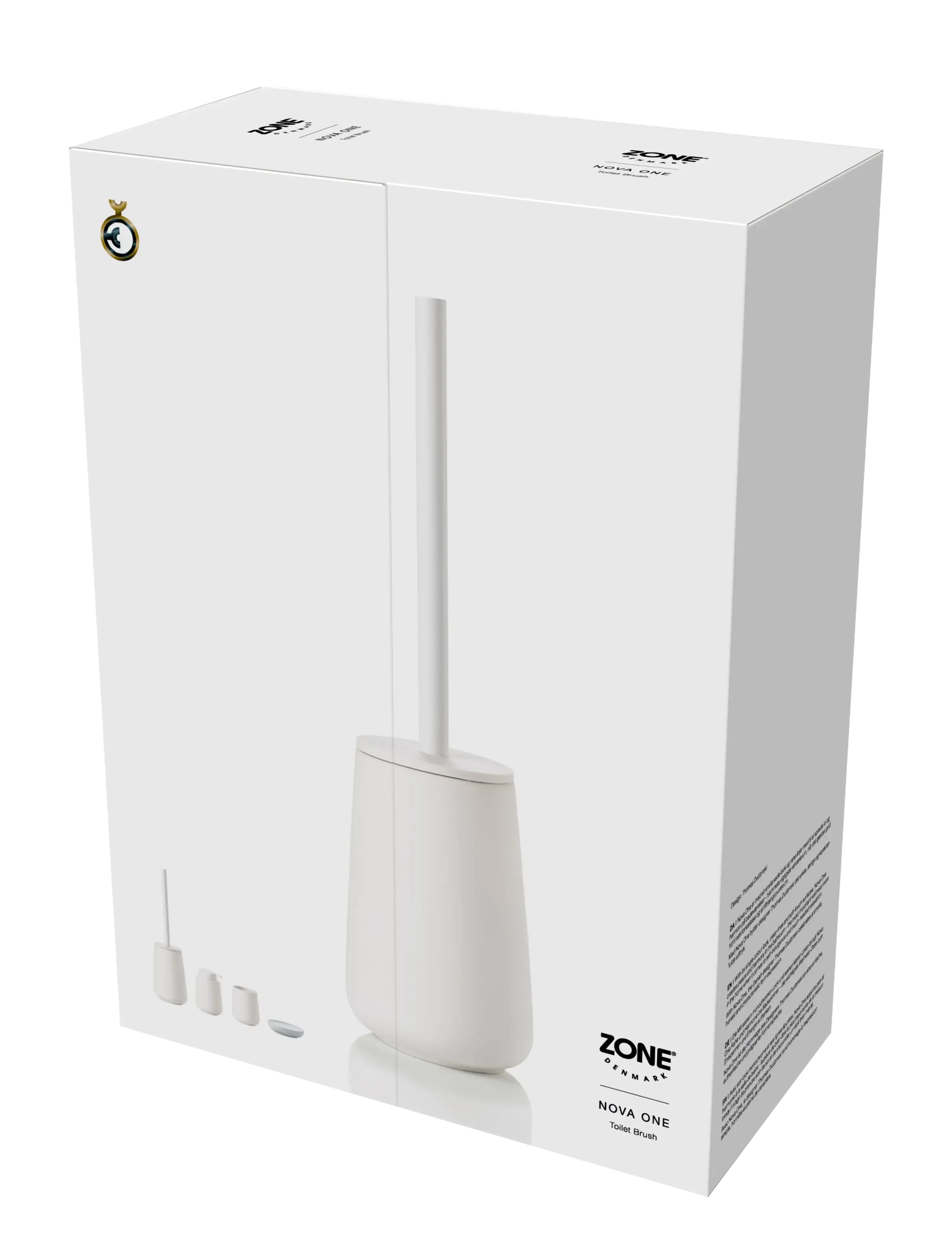 Zone Denmark - Toilet brush Nova One - wc-harjad ja ämbrid - white - 3