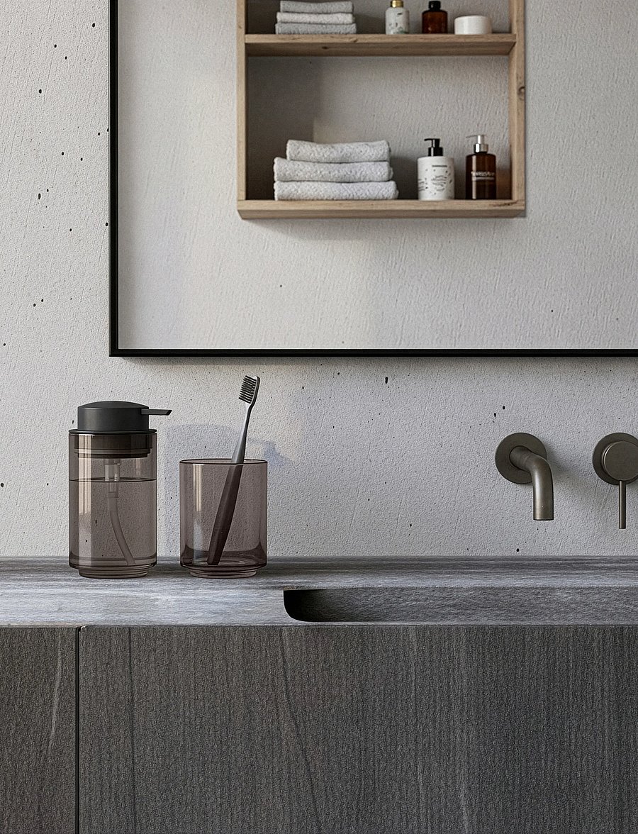 Zone Denmark - Soap dispenser Tada - seifenspender & seifenschalen - black - 0