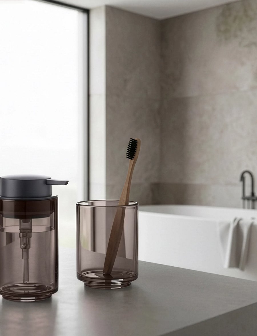 Zone Denmark - Toothbrush Mug Tada - zahnbürstenhalter - black - 0