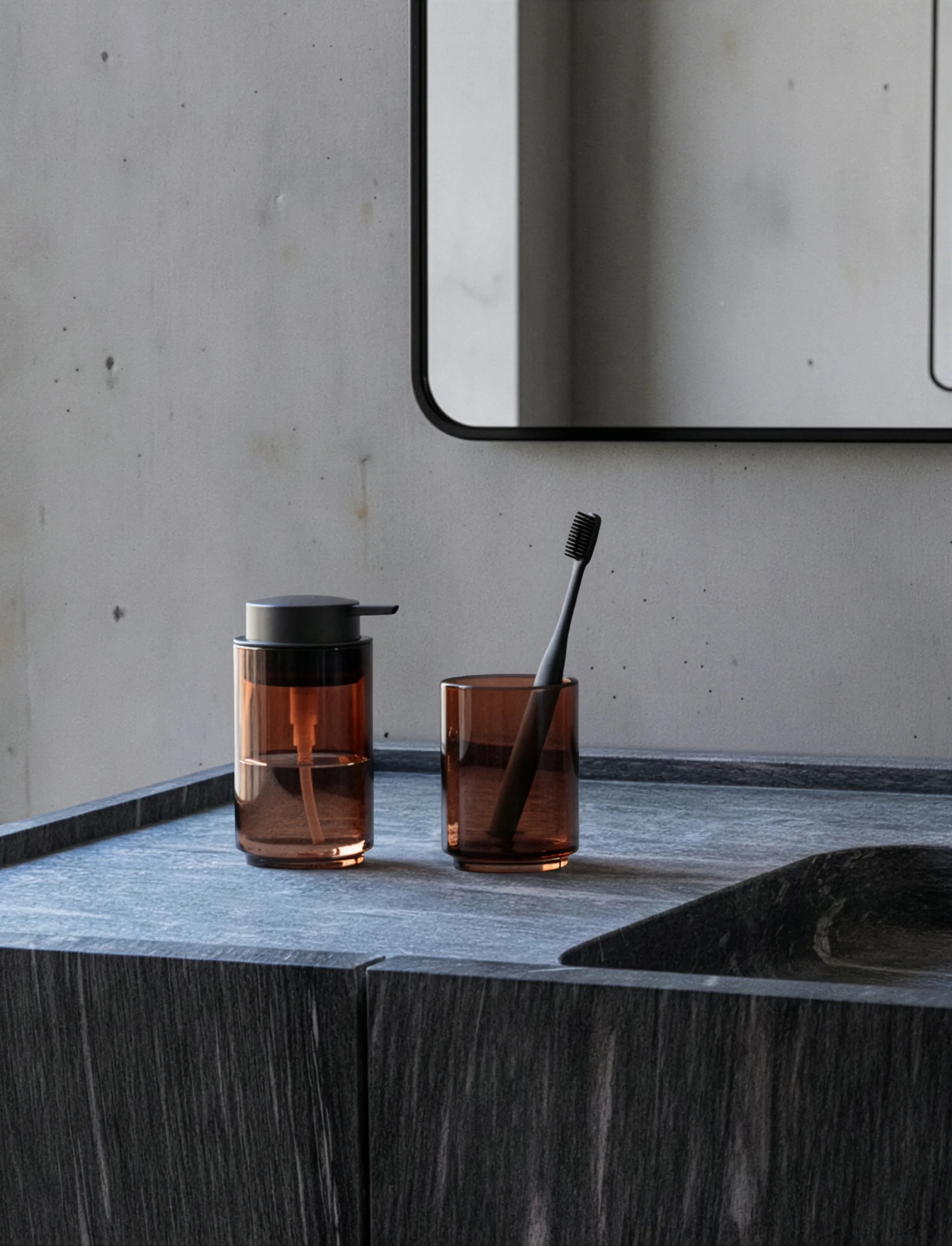 Zone Denmark - Toothbrush Mug Tada - zahnbürstenhalter - brown - 0