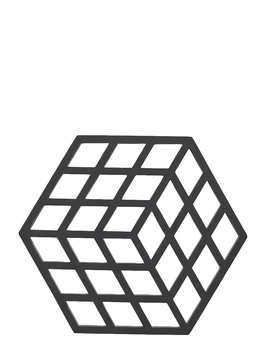 Zone Denmark - Trivet Cube - topfuntersetzer - black - 0