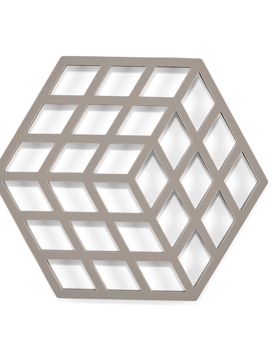 Zone Denmark - Trivet Cube - topfuntersetzer - brown - 1