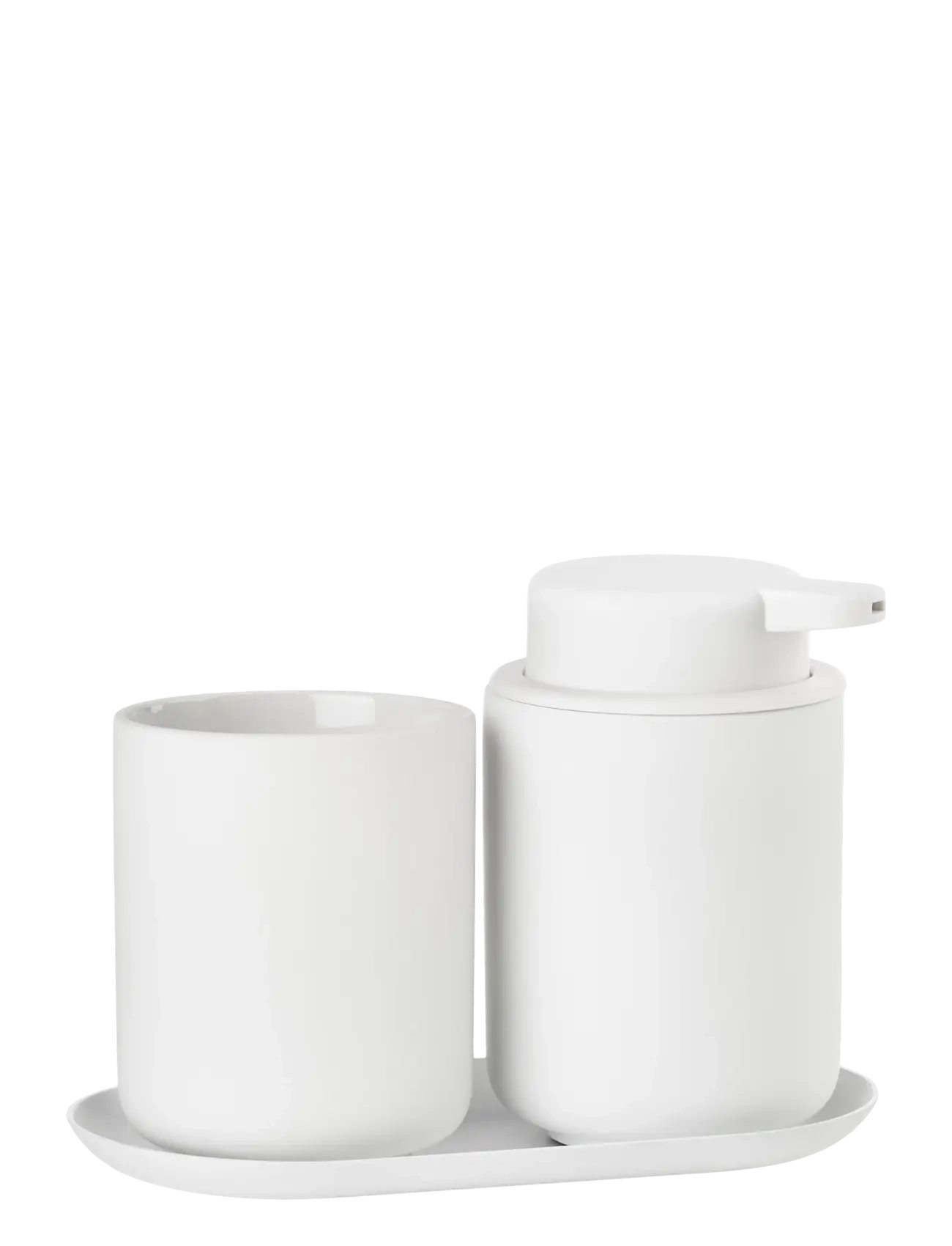 Zone Denmark Bathroom set Ume 3 parts - Zahnbürstenhalter - WHITE / white