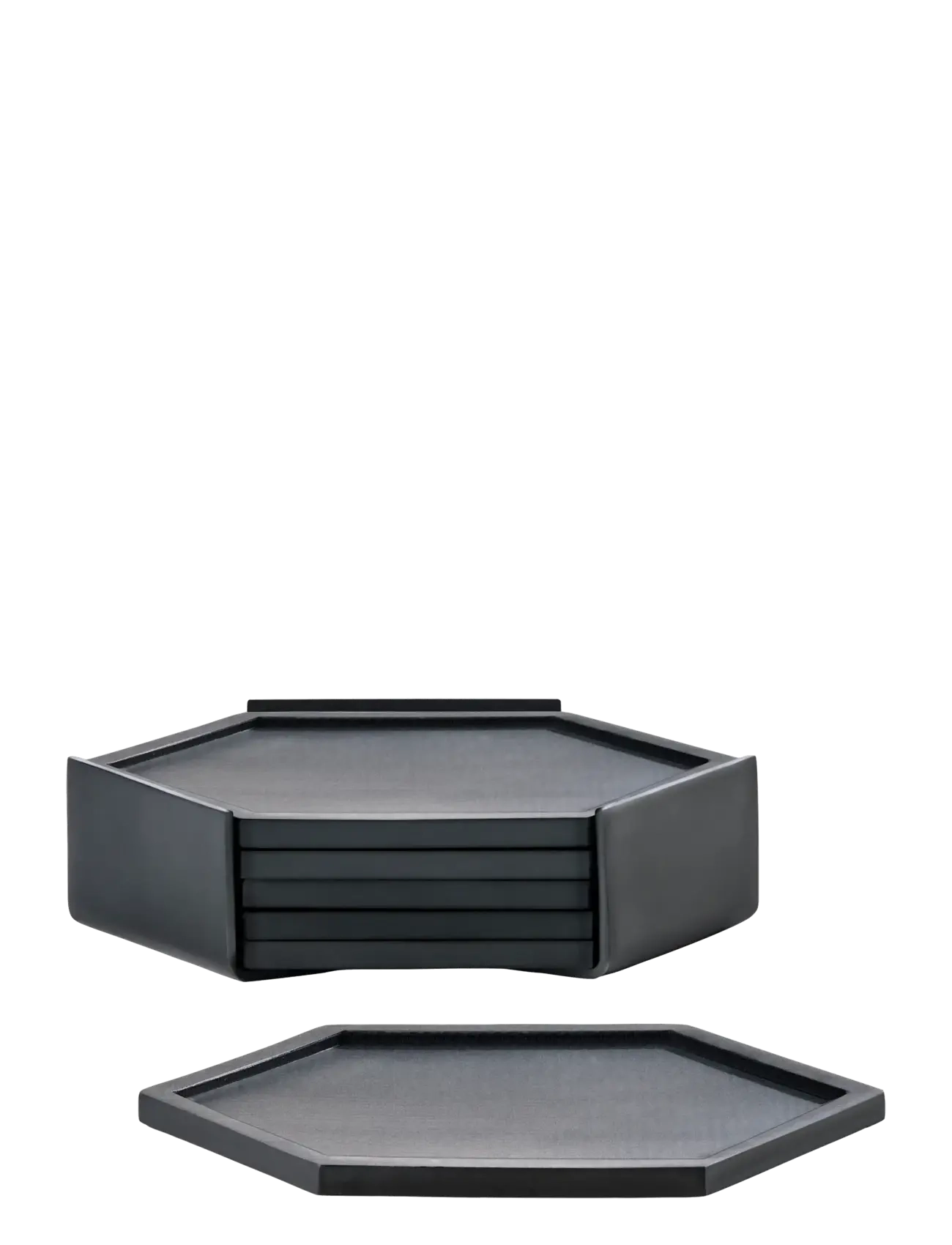Zone Denmark Glasbrikker Bold 6 stk. - Konfirmationsgaver - BLACK / black