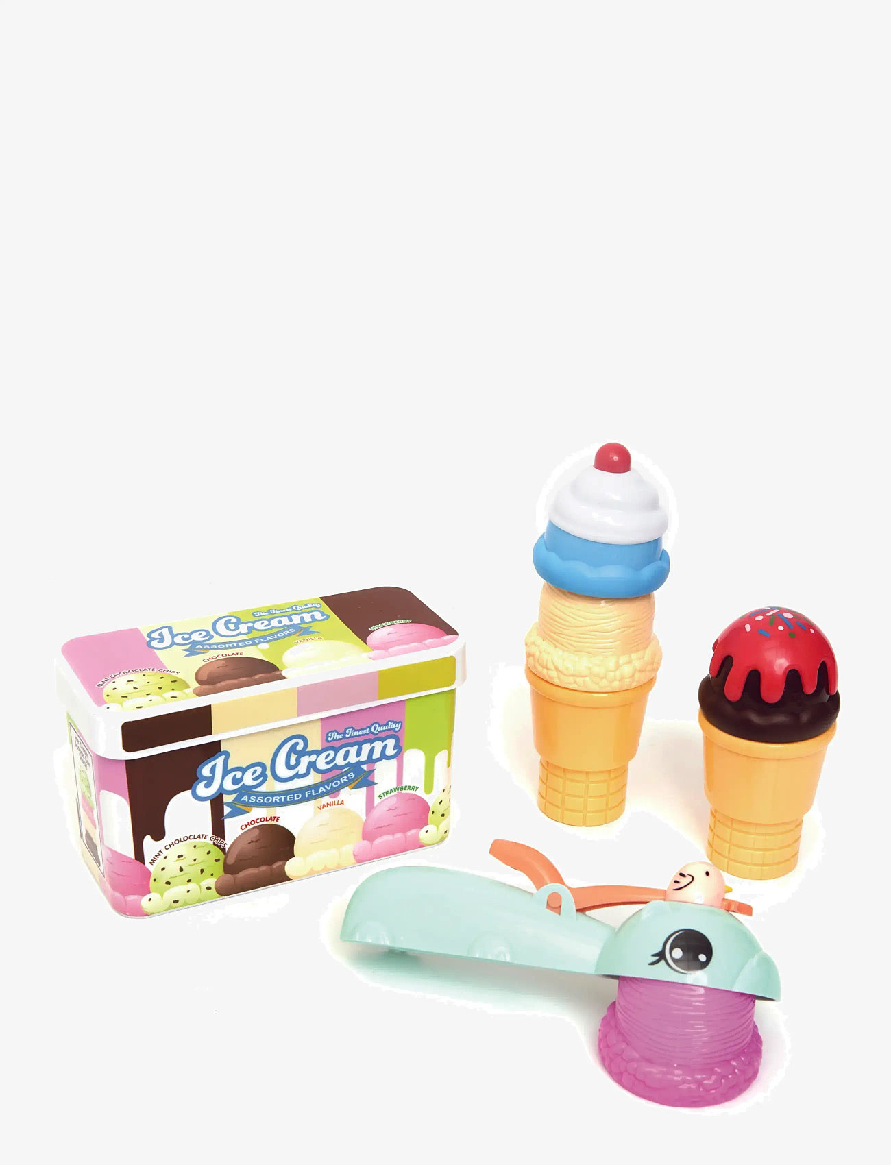 Zoo Troop - ZOO TROOP Magnetic Ice Cream Set - legemad & legekager - multicolor - 0