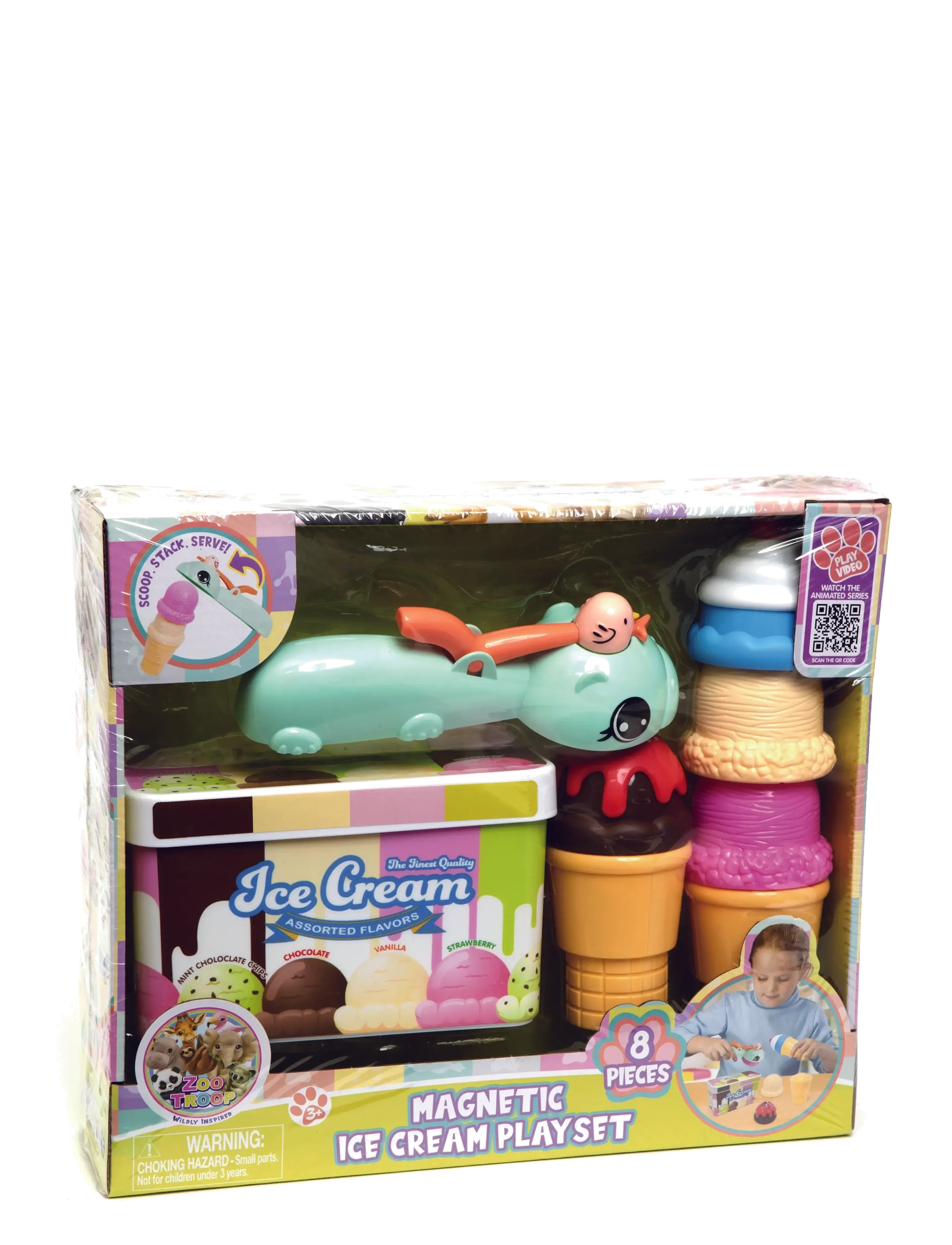 Zoo Troop - ZOO TROOP Magnetic Ice Cream Set - spielzeuglebensmittel & -torten - multicolor - 1