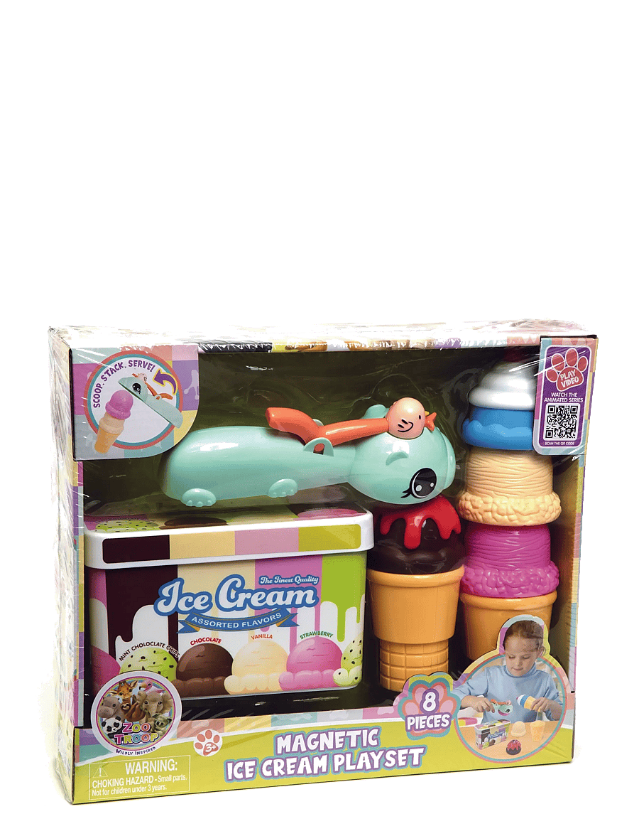 Zoo Troop - ZOO TROOP Magnetic Ice Cream Set - spielzeuglebensmittel & -torten - multicolor - 1