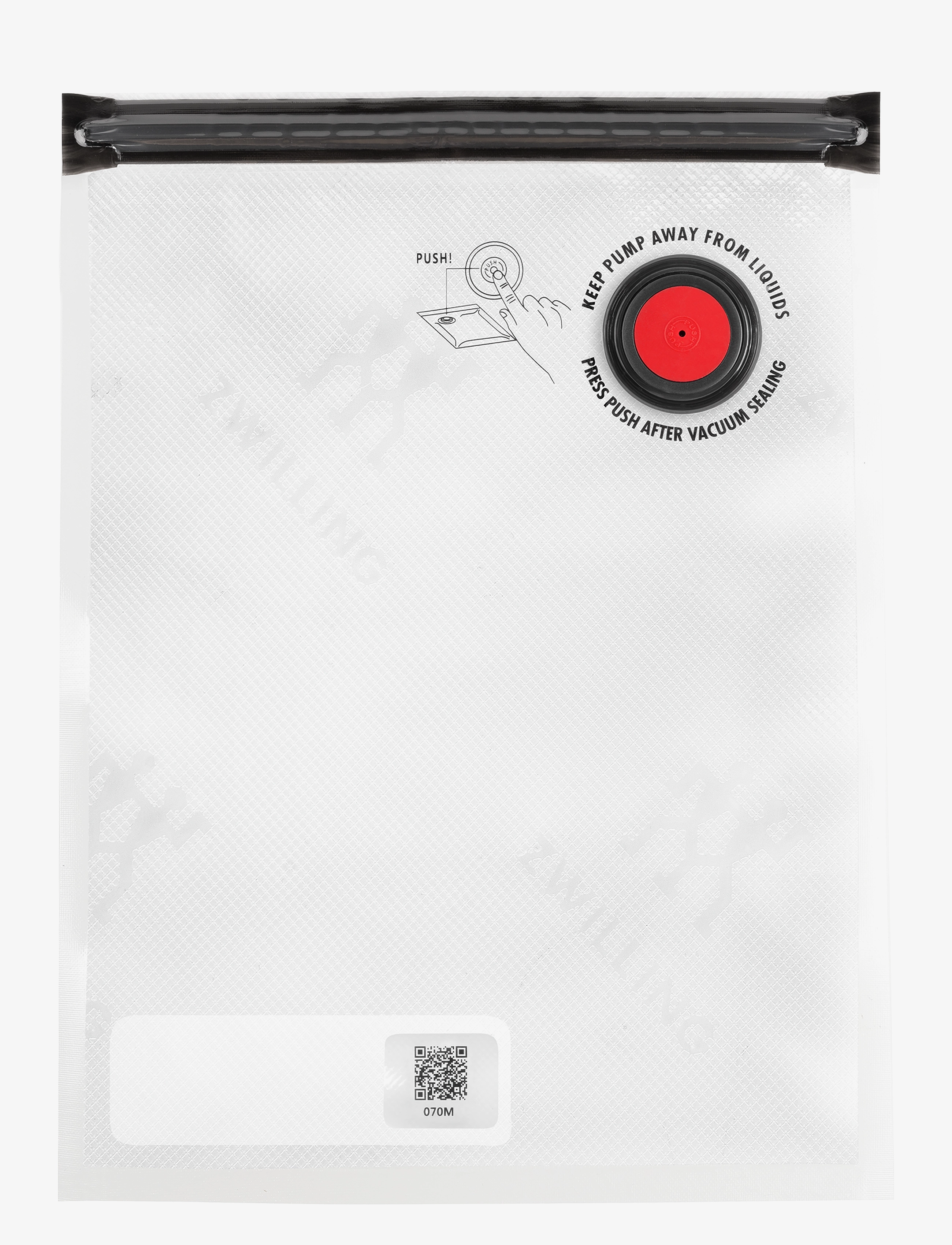 Zwilling Fresh & Save, Vacuum bag set L, 3-p - Kochen - TRANSPARENT / clear