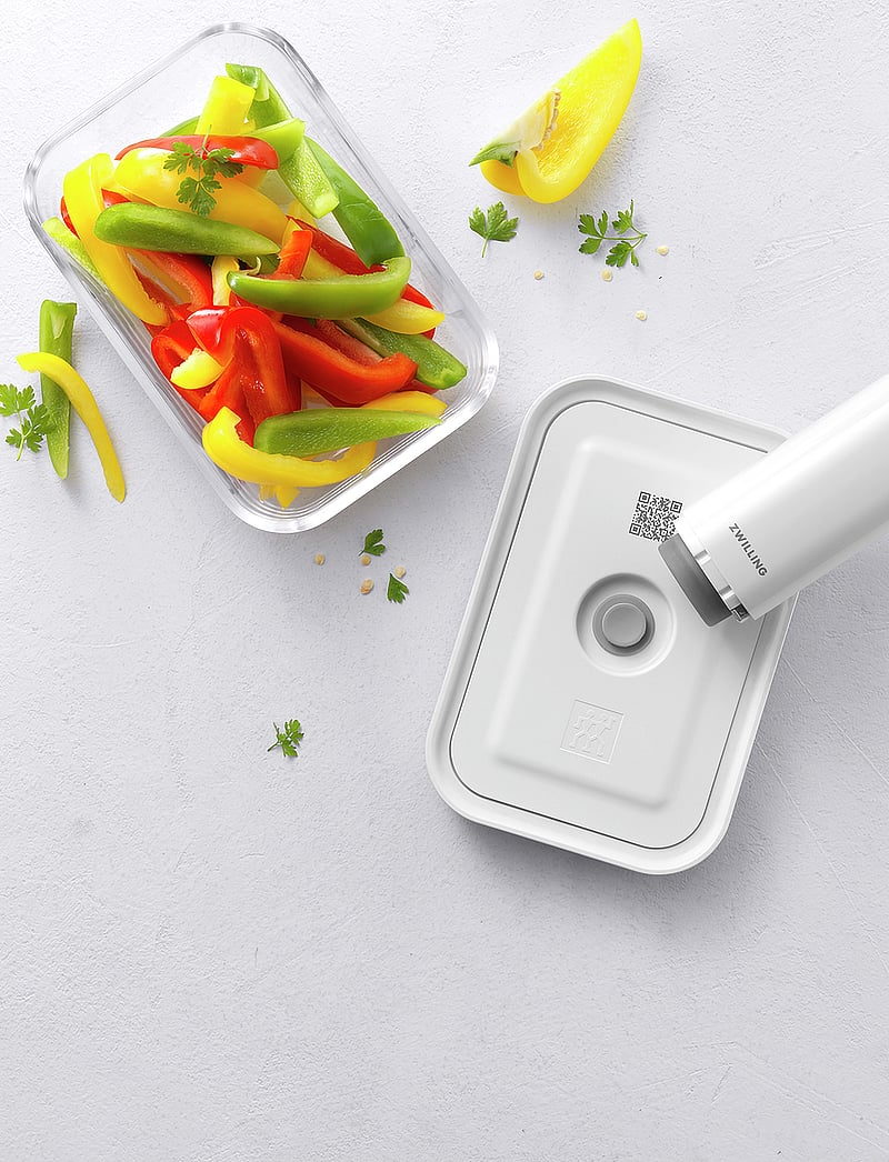 Zwilling - Fresh & Save, Vacuum box M, glass - säilituspurgid - grey - 0
