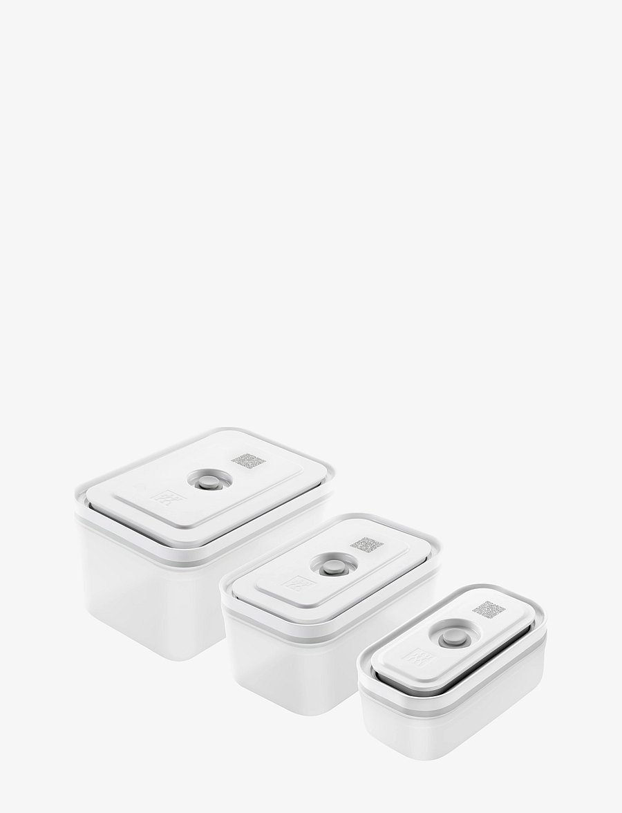 Zwilling - Fresh & Save, Vacuum box set S/M/L / 3-p, plastic - vakuumverpacker - semitransparent-grey - 1