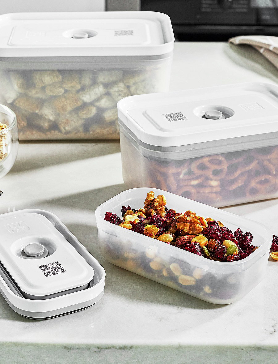Zwilling - Fresh & Save, Vacuum box set S/M/L / 3-p, plastic - vakuumverpacker - semitransparent-grey - 3