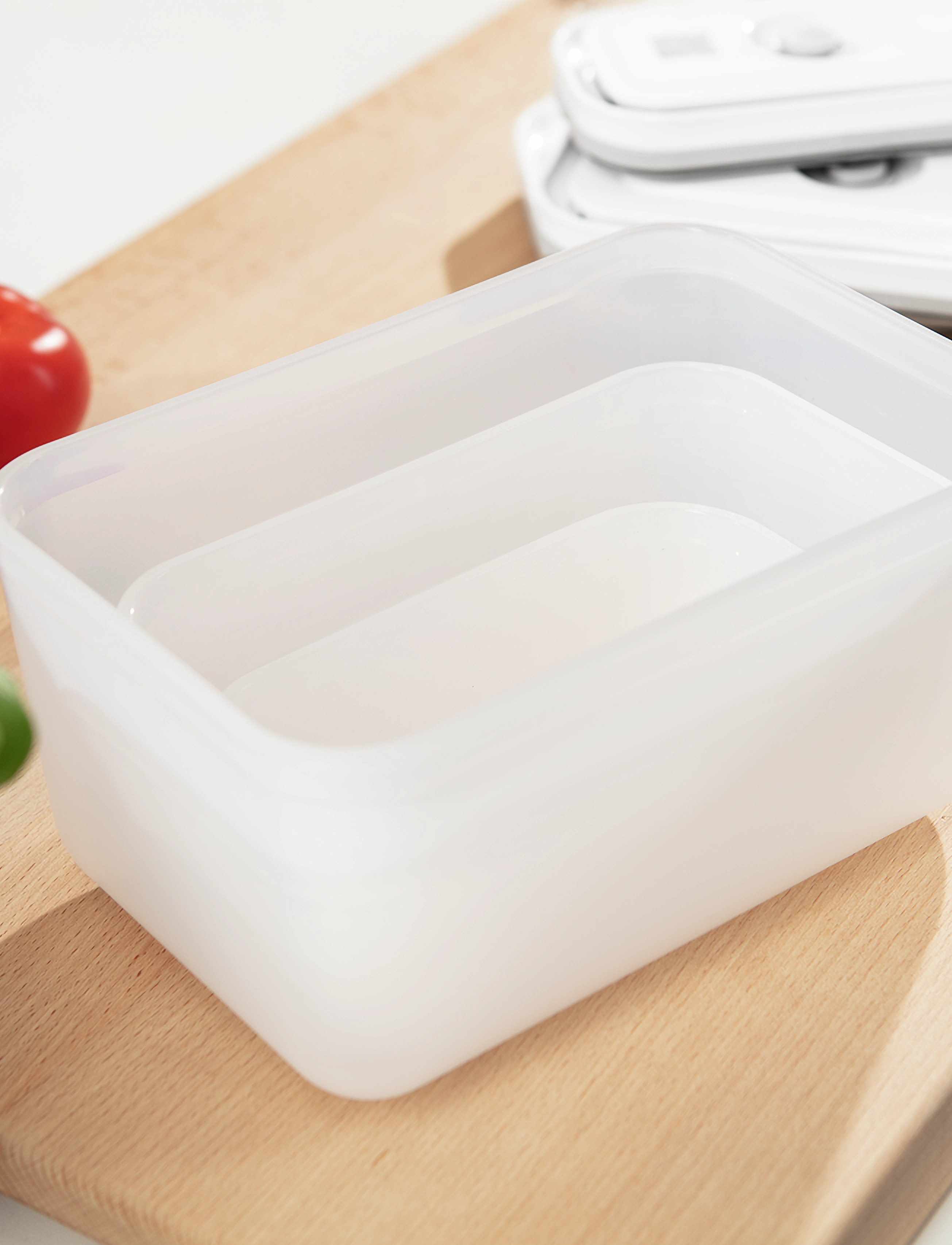 Zwilling - Fresh & Save, Vacuum box set S/M/L / 3-p, plastic - pakowarki próżniowe - semitransparent-grey - 4