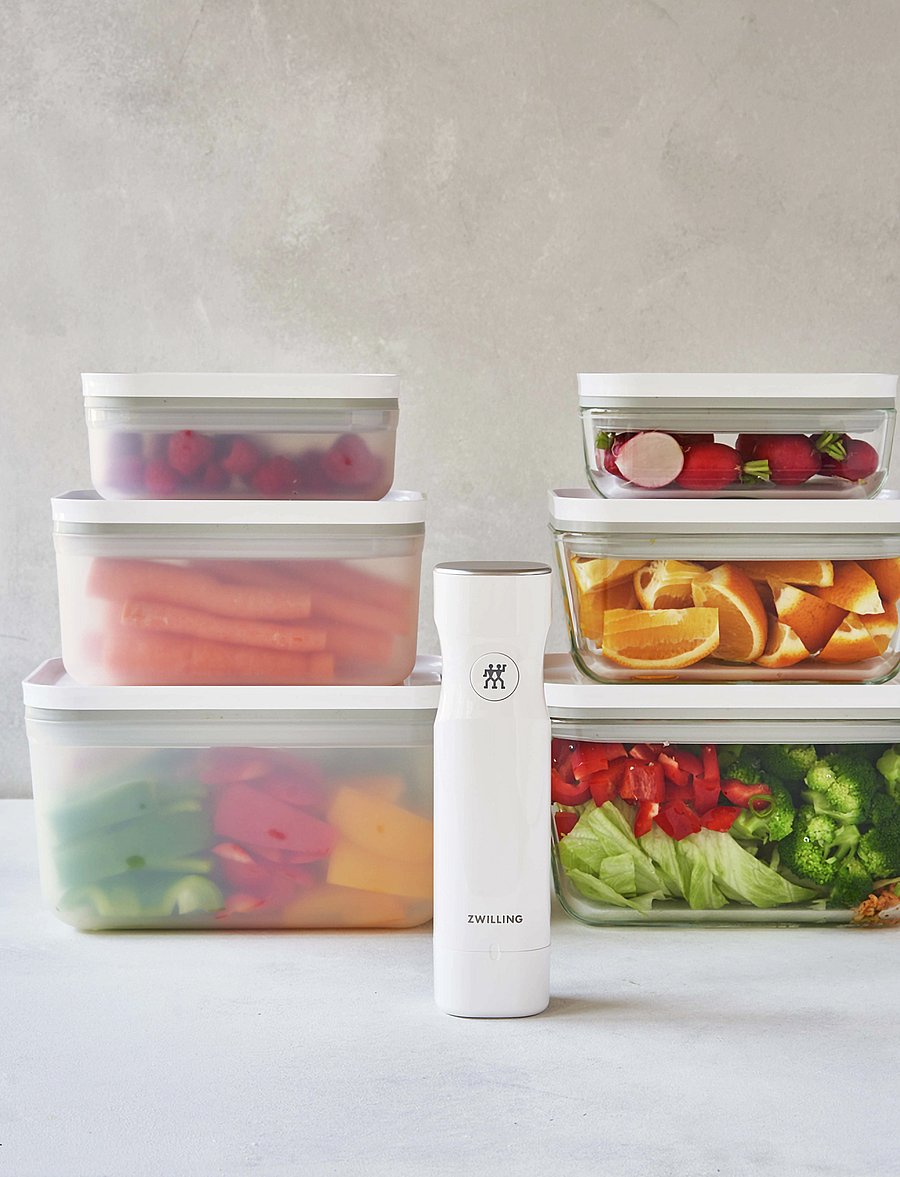Zwilling - Fresh & Save, Vacuum box set S/M/L / 3-p, plastic - vakuumverpacker - semitransparent-grey - 5