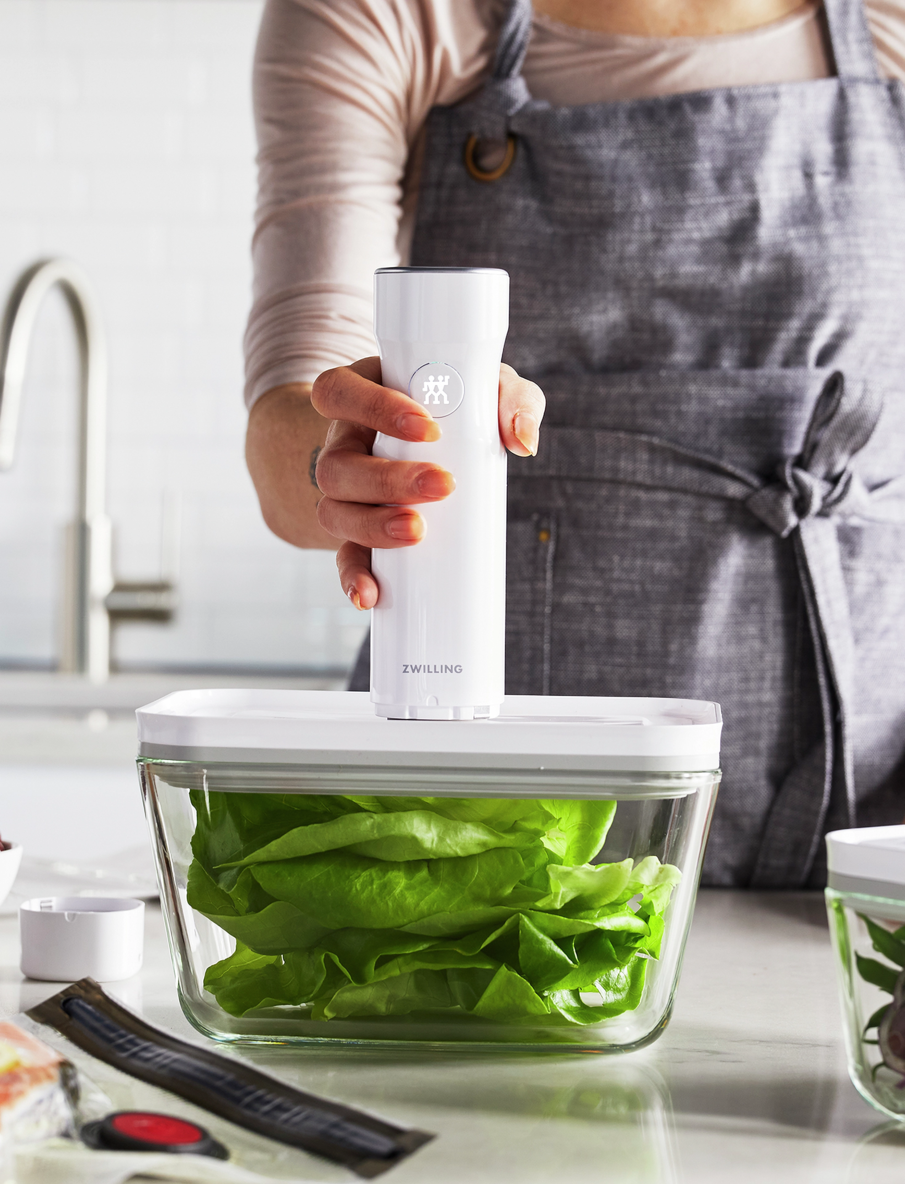 Zwilling - Fresh & Save, Vacuum starter set, glass - emballage sous vide - white - 5