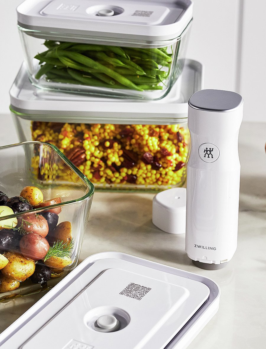 Zwilling - Fresh & Save, Vacuum starter set, glass - vaakumpakendajad - white - 4