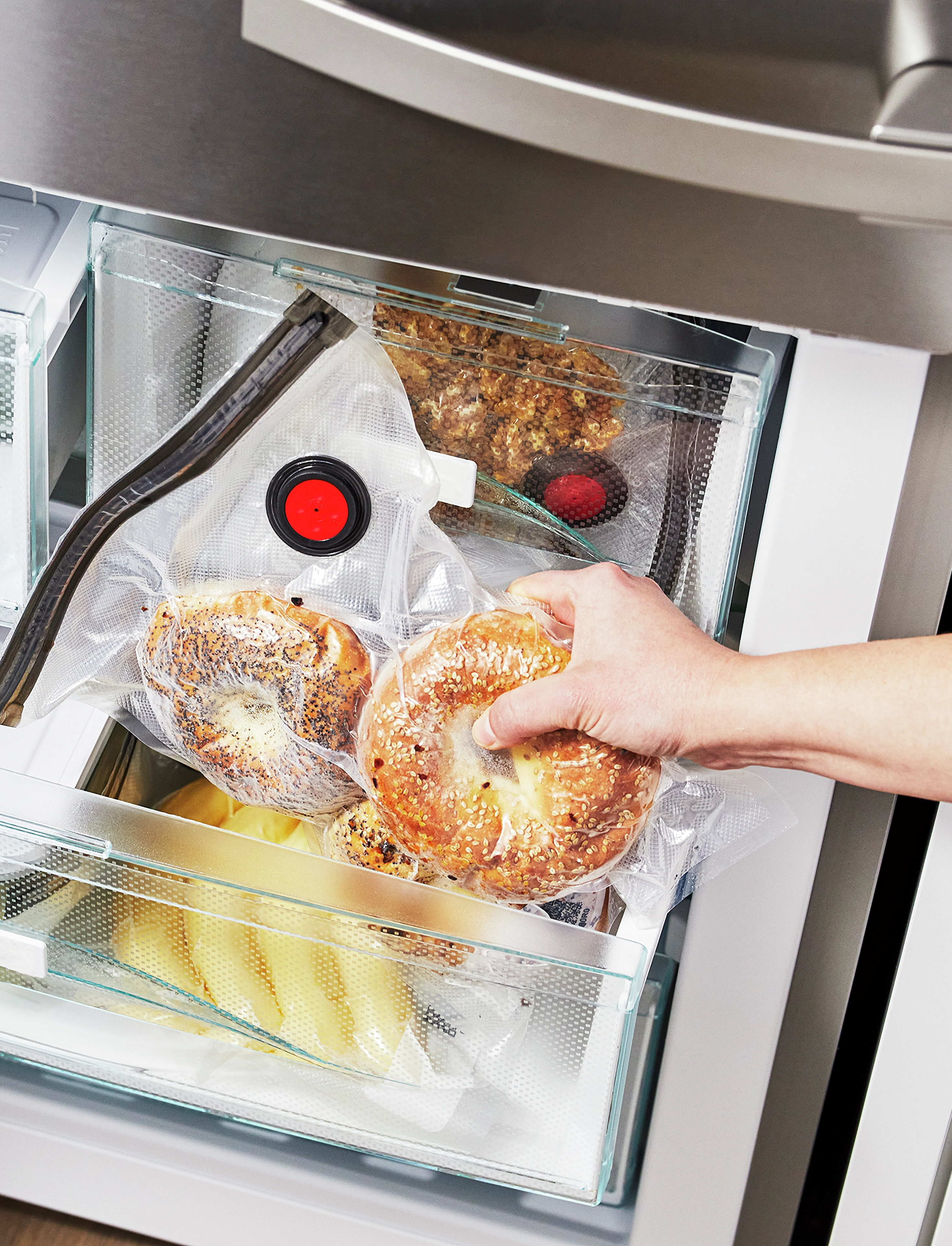 Zwilling - Fresh & Save, Vakuum start set Glas Vit 7-delar - födelsedagspresenter - white - 5